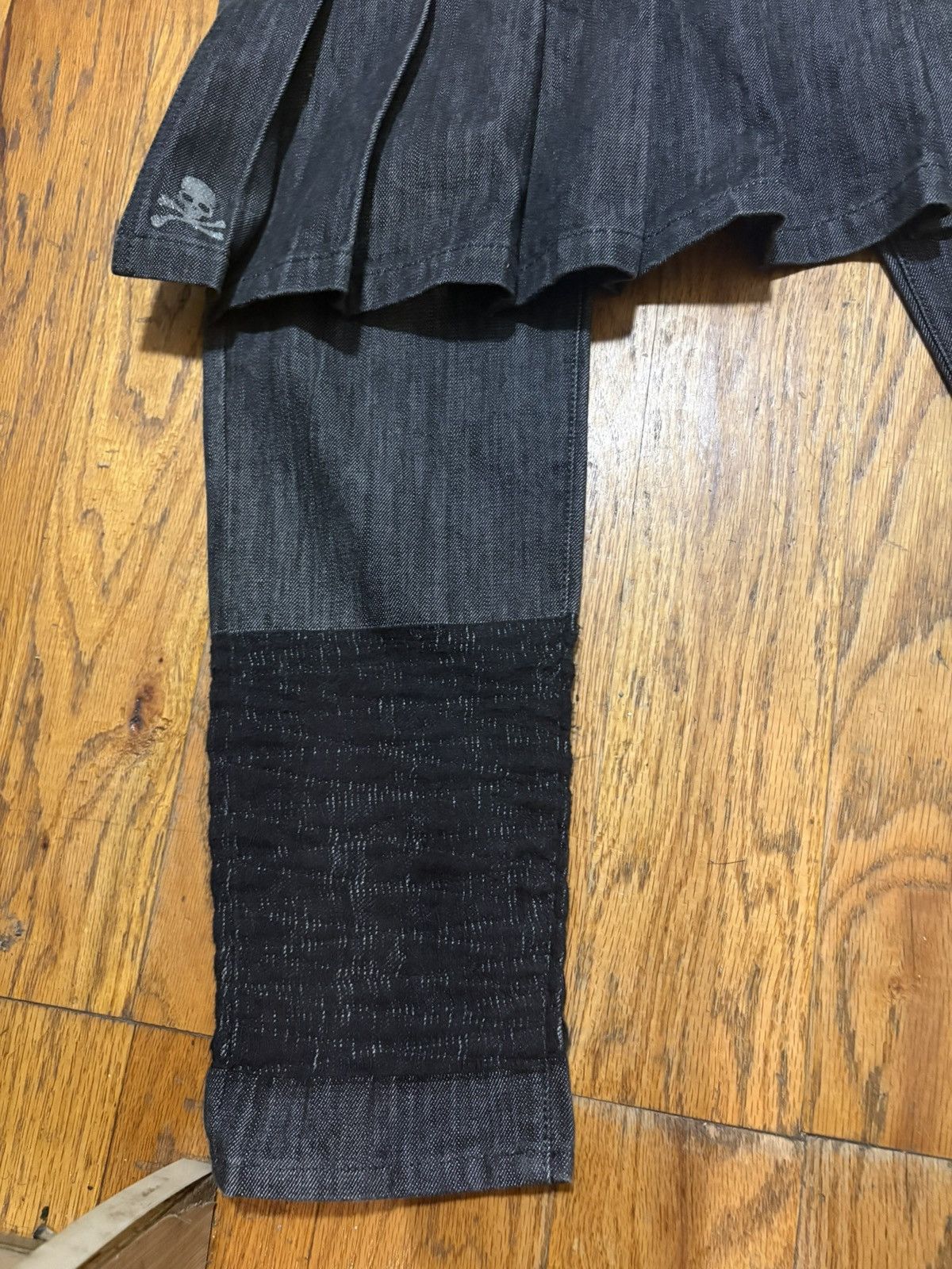 Comme des Garcons MASTERMIND JAPAN X COMME DES GARCONS PLEATED WRAPSKIRT Size US 28 / EU 44 - 3 Thumbnail
