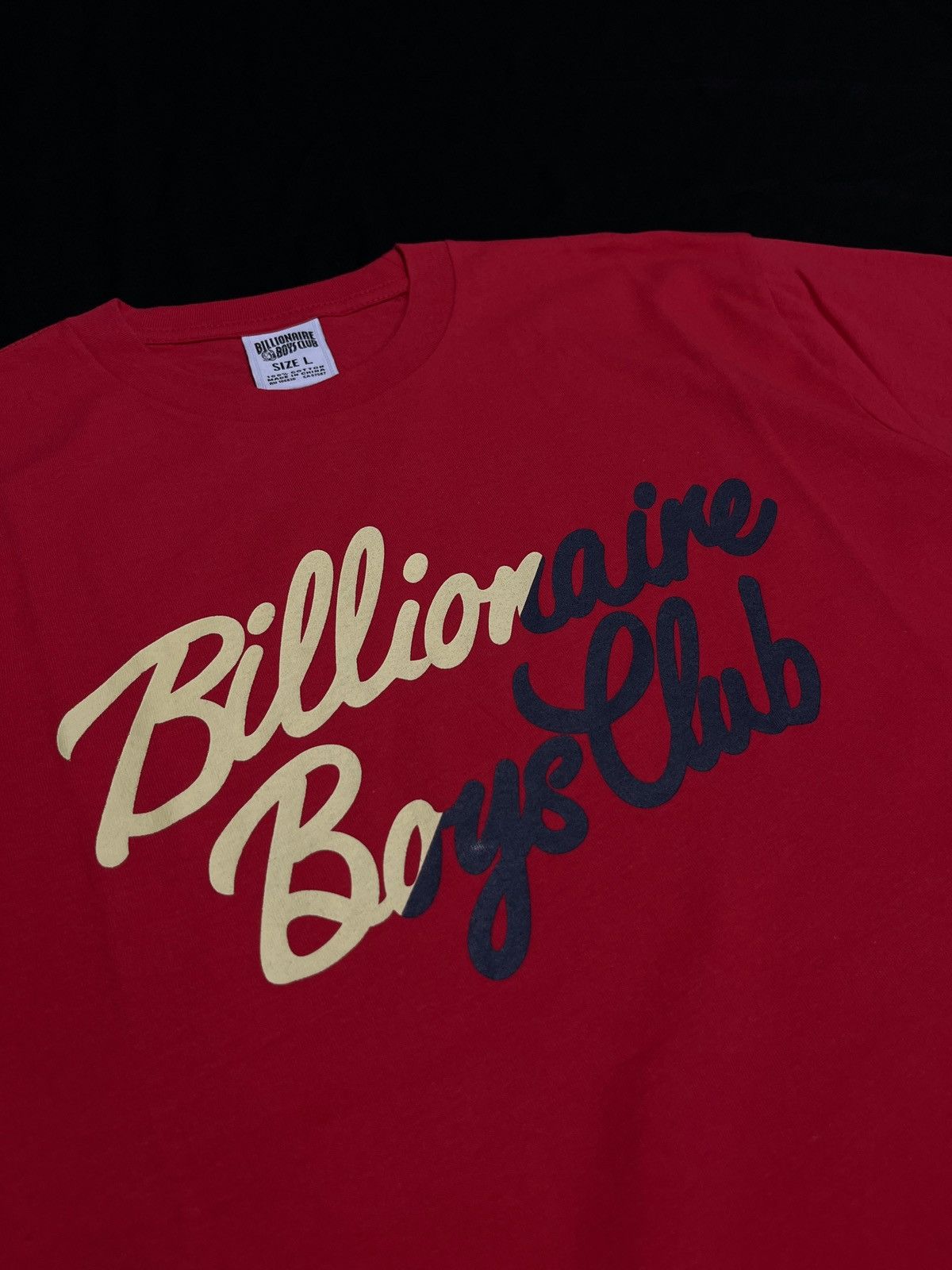 Billionaire Boys Club Rare Billionaire Boys Club BBC Flip Script Red T-Shirt Large Size US L / EU 52-54 / 3 - 2 Thumbnail