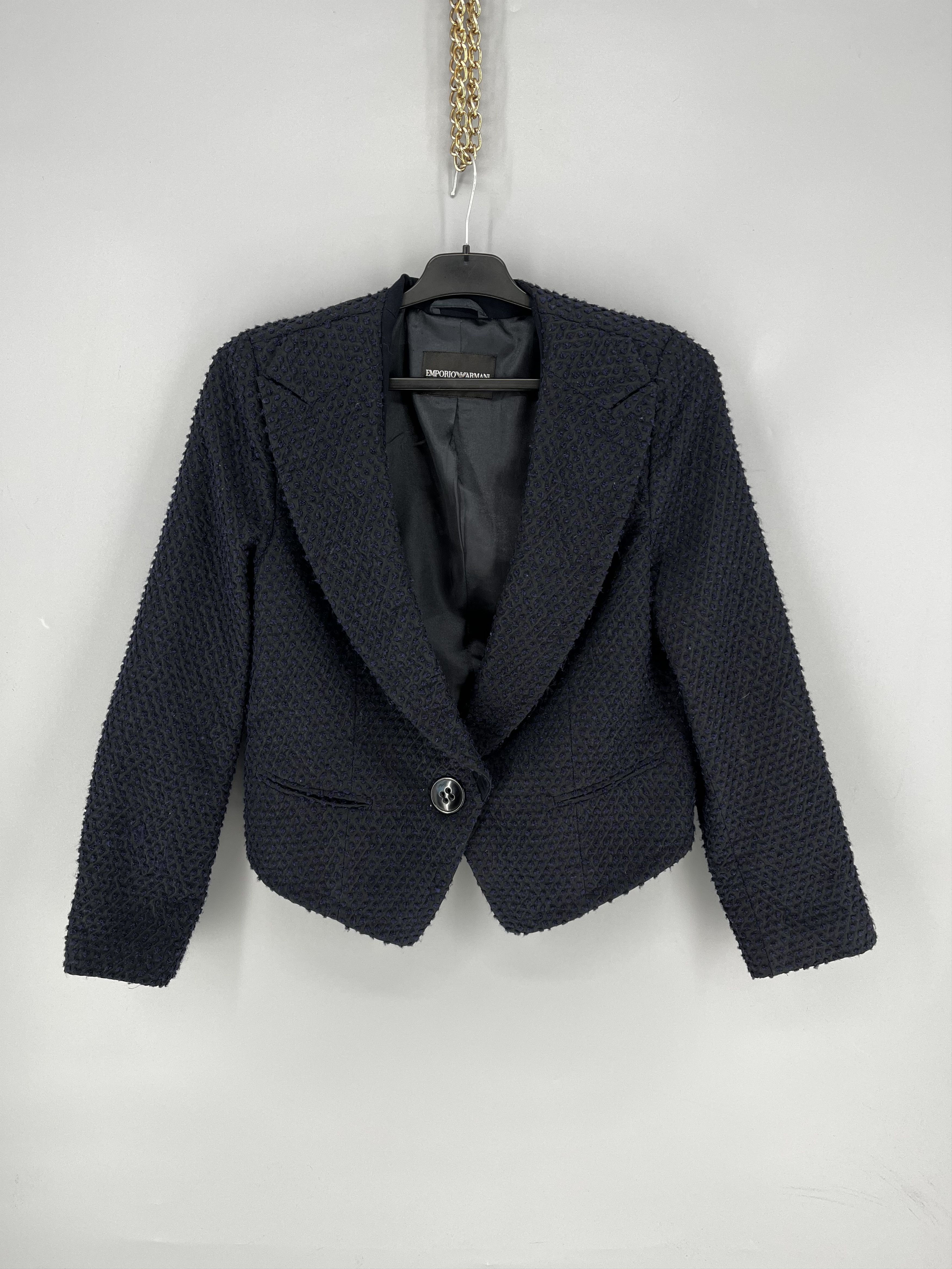 Emporio Armani Emporio Armani Women’s Blazer Made in Italy Size L / US 10 / IT 46 - 1 Thumbnail