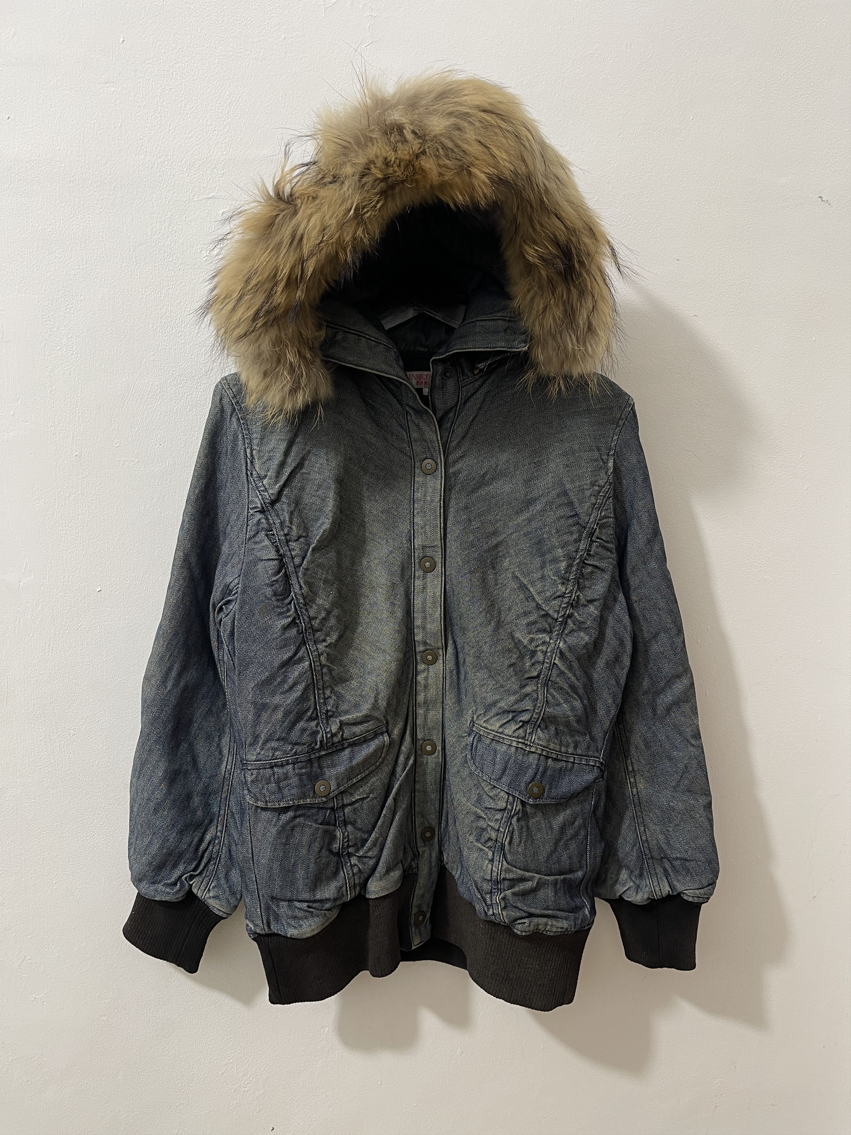Japanese Brand 2000s Enrico Cover Archive Fur Vkei Style Jacket Size US L / EU 52-54 / 3 - 1 Thumbnail