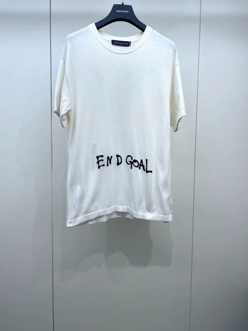 Louis Vuitton Louis Vuitton White knit monogrammed logo short sleeve Size US S / EU 44-46 / 1 - 2 Thumbnail