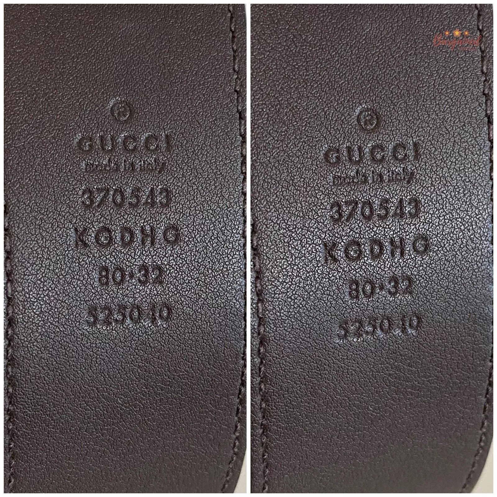 Gucci Gucci Brown GG Supreme Gold Interlocking G Buckle Belt Size 28 - 9 Thumbnail