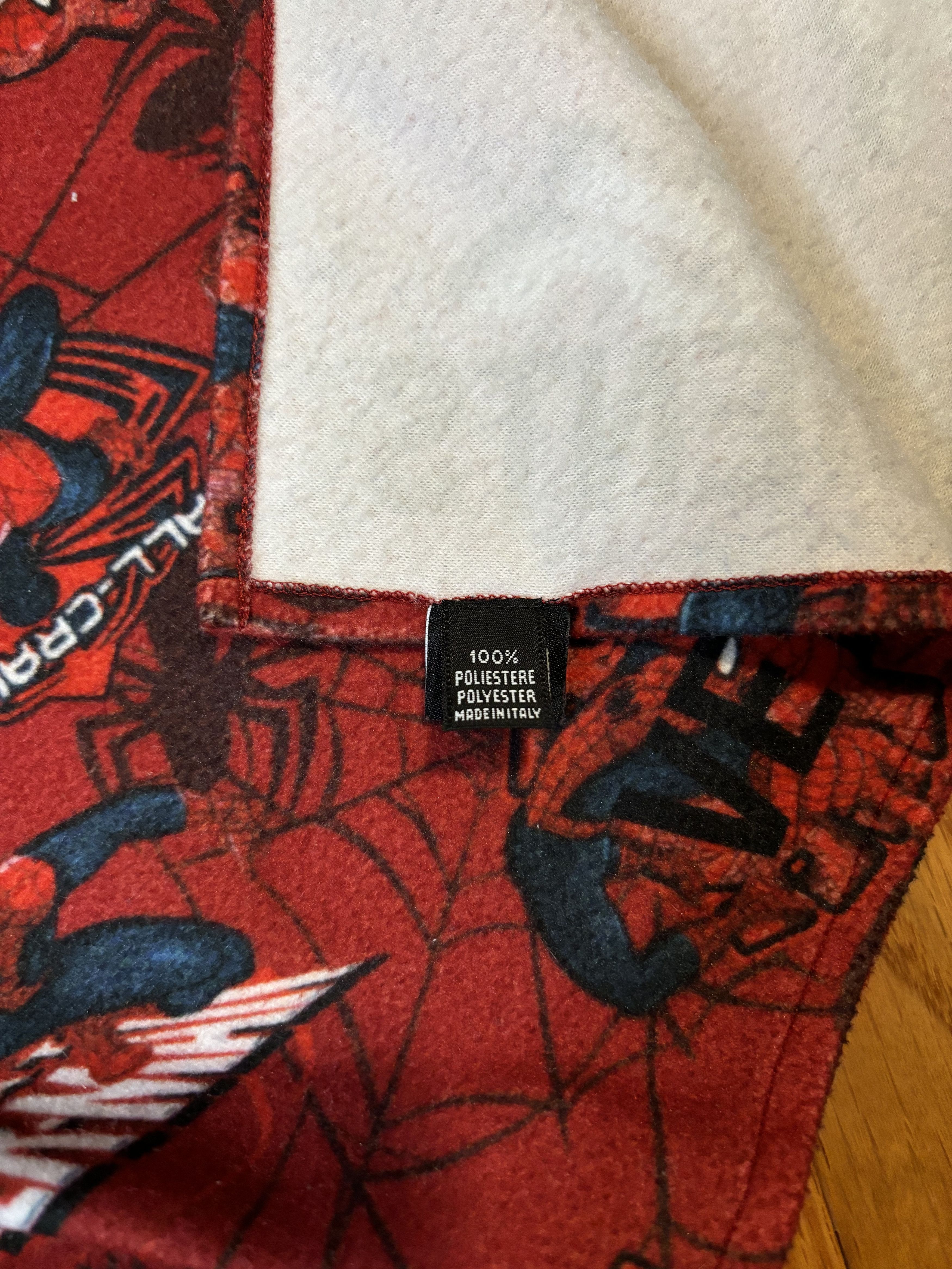 Vetements SPIDERMAN FLEECE SCARF Size ONE SIZE - 3 Thumbnail