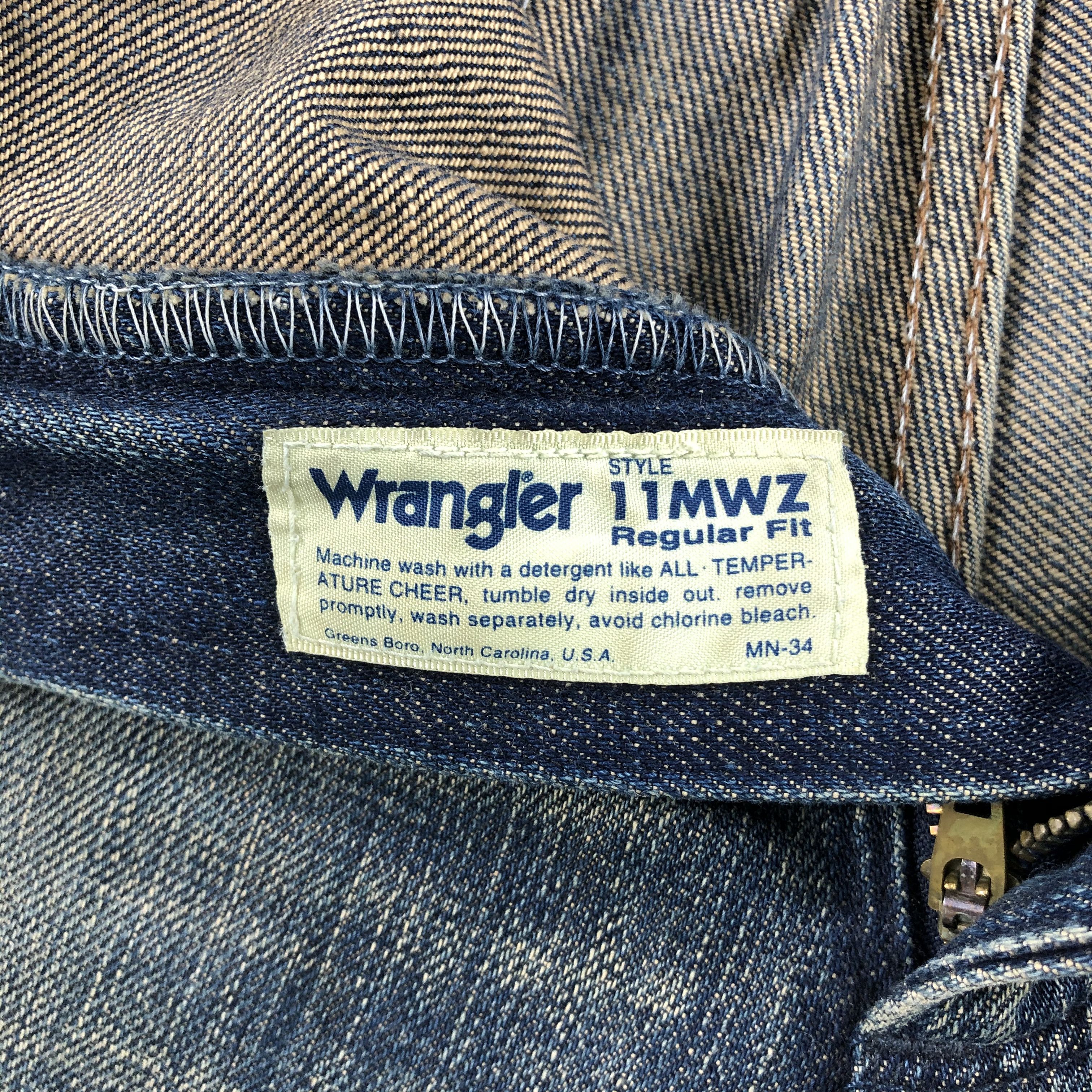Vintage Vintage Blue Wash Wrangler Jeans-J1747 Size US 30 / EU 46 - 12 Thumbnail