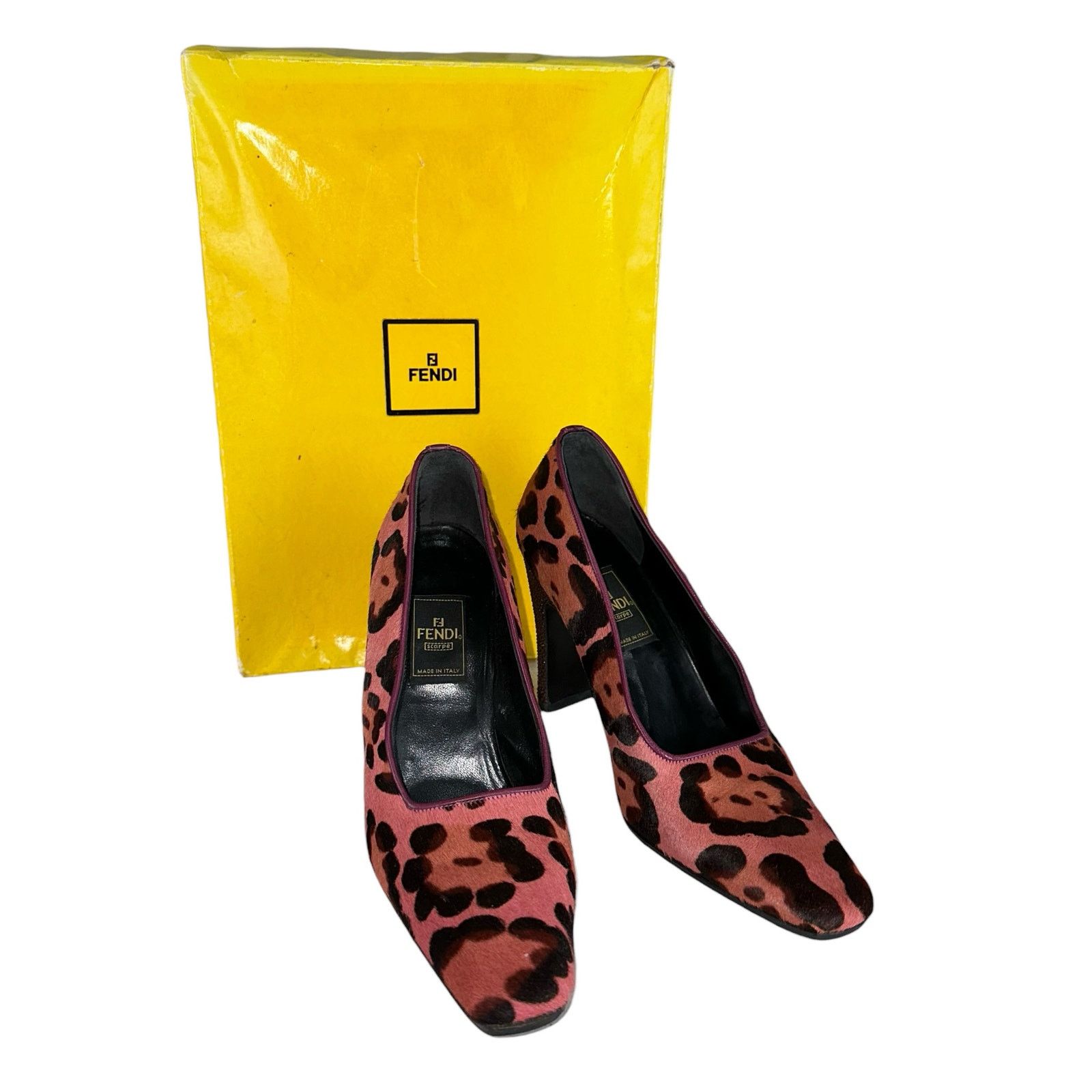 Fendi Fendi Vintage Leopard Print Heels Size US 6 / IT 36 - 2 Thumbnail