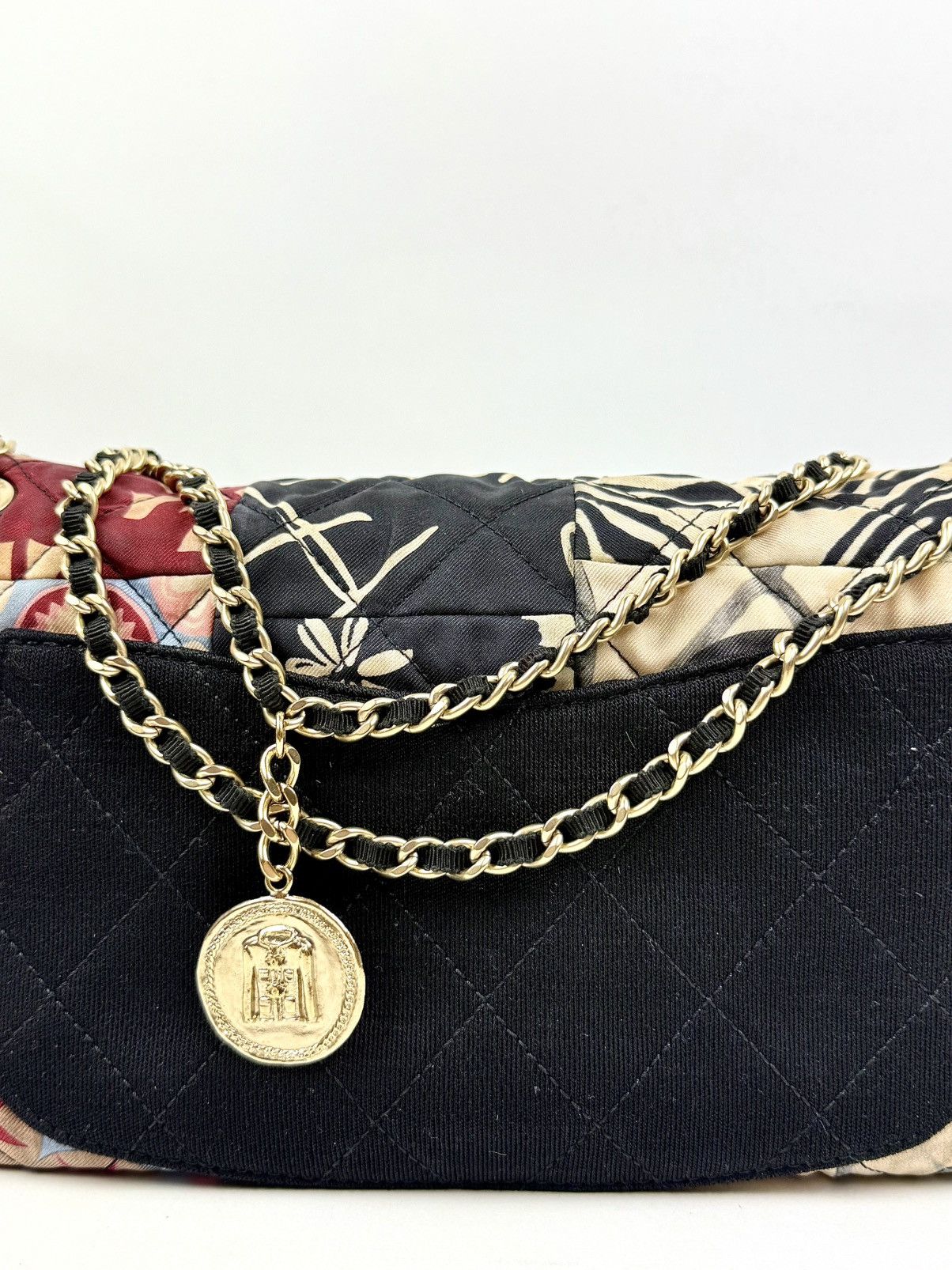 Chanel Chanel - 2014 - Jersey - Patchwork - Mini - Flap Size ONE SIZE - 10 Thumbnail