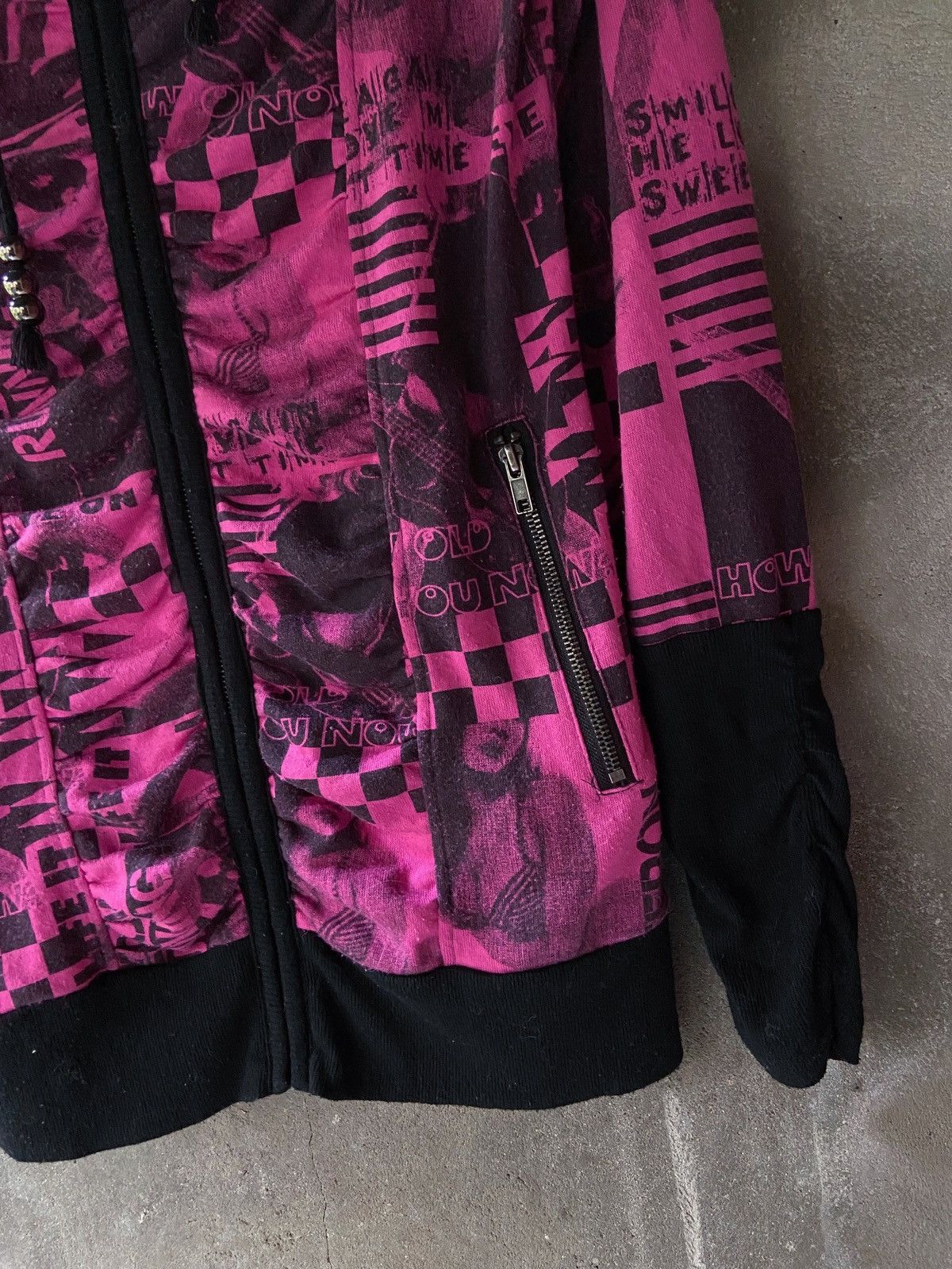 Beauty Beast × Hysteric Glamour × Japanese Brand SMILE AGAIN HE LOVE ME SWEET TIME PHOTO GIRLS ZIP HOODIE Size US S / EU 44-46 / 1 - 8 Thumbnail