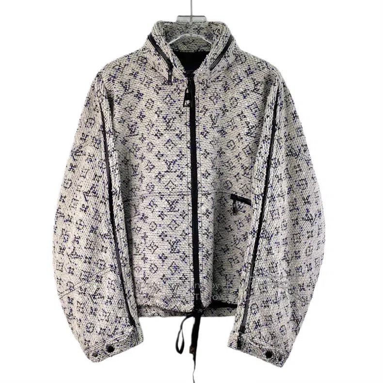 Louis Vuitton Louis Vuitton Color-block logo, full print, zip-up, long-s Size XS / US 0-2 / IT 36-38 - 1 Thumbnail