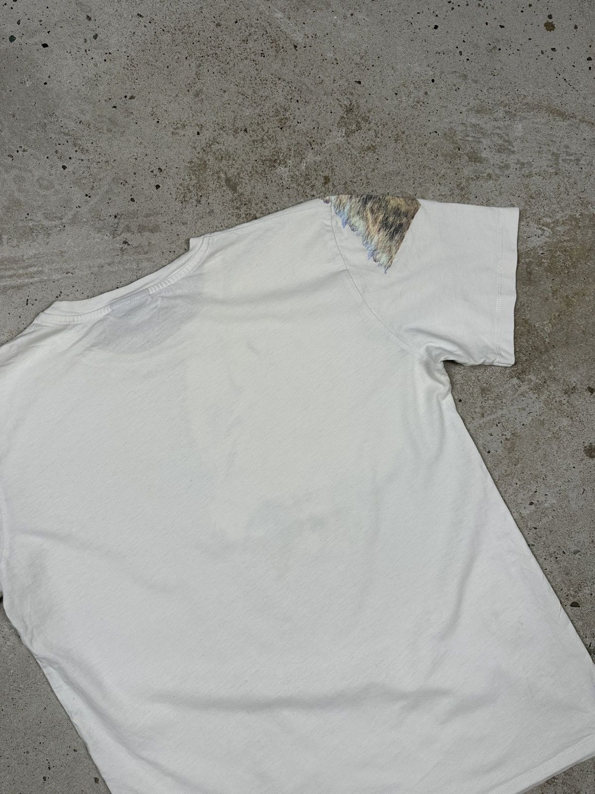 Marcelo Burlon Marcelo Burlon Wolf White T Shirt Print Tee Size US S / EU 44-46 / 1 - 15 Thumbnail