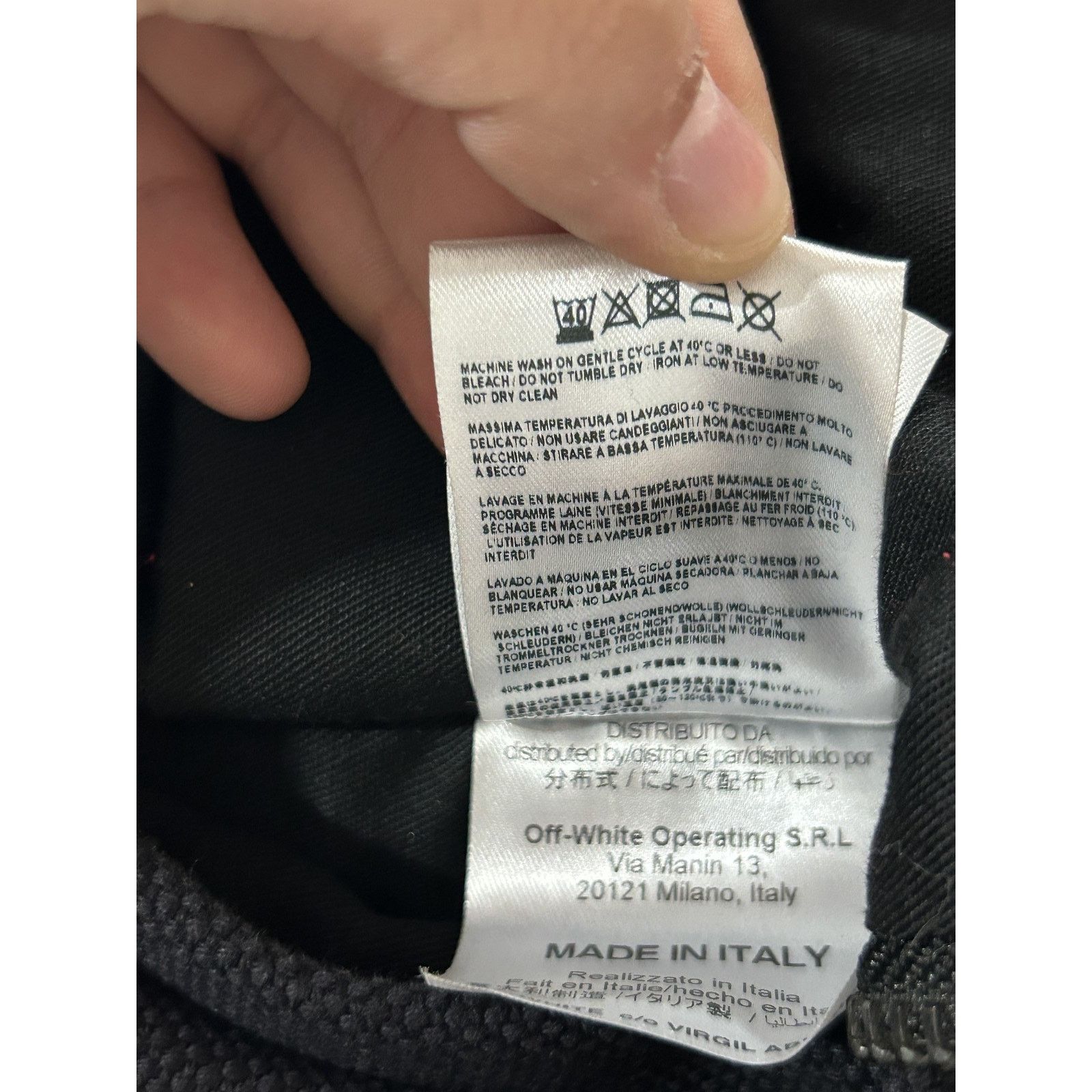 Off-White OFF-WHITE EMBROIDERED CHECKERED BACKPACK PREOWNED Size ONE SIZE - 6 Thumbnail