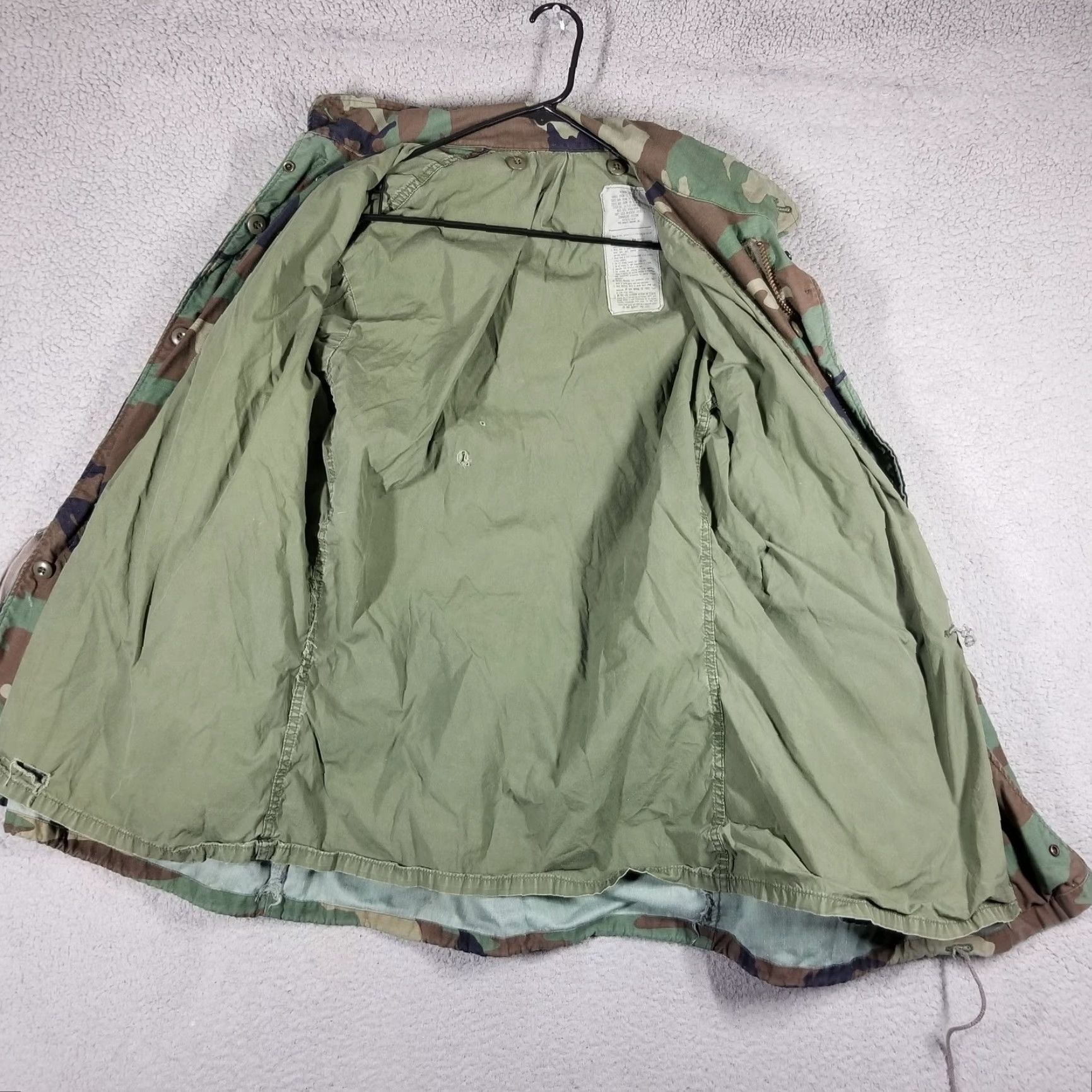 Vintage VINTAGE US Army M65 Field Jacket Men Adult Medium Long Camouflage Cotton Winter Military Style Size US M / EU 48-50 / 2 - 3 Thumbnail