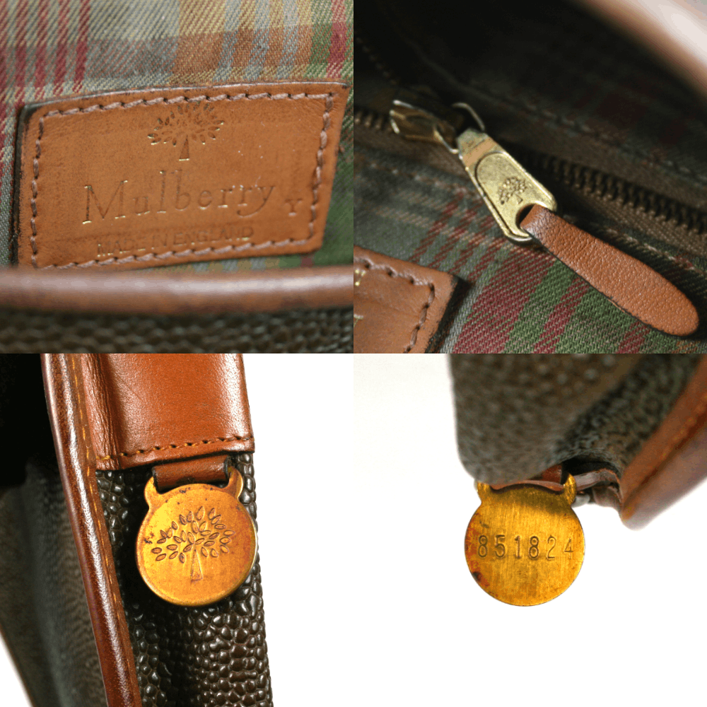 Mulberry 90S Leather Crossbody Mini Saddle Oval Bag Vintage Size ONE SIZE - 14 Thumbnail