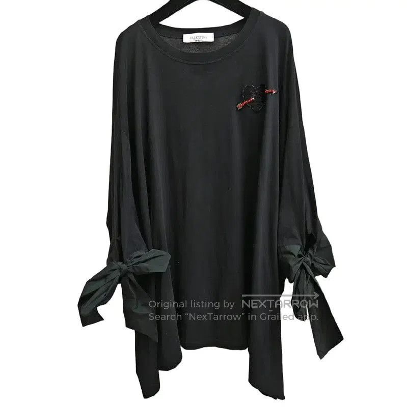 Valentino Valentino Black Long Sleeve Cotton Shirt . Size XXS / US 00 / IT 34 - 1 Thumbnail