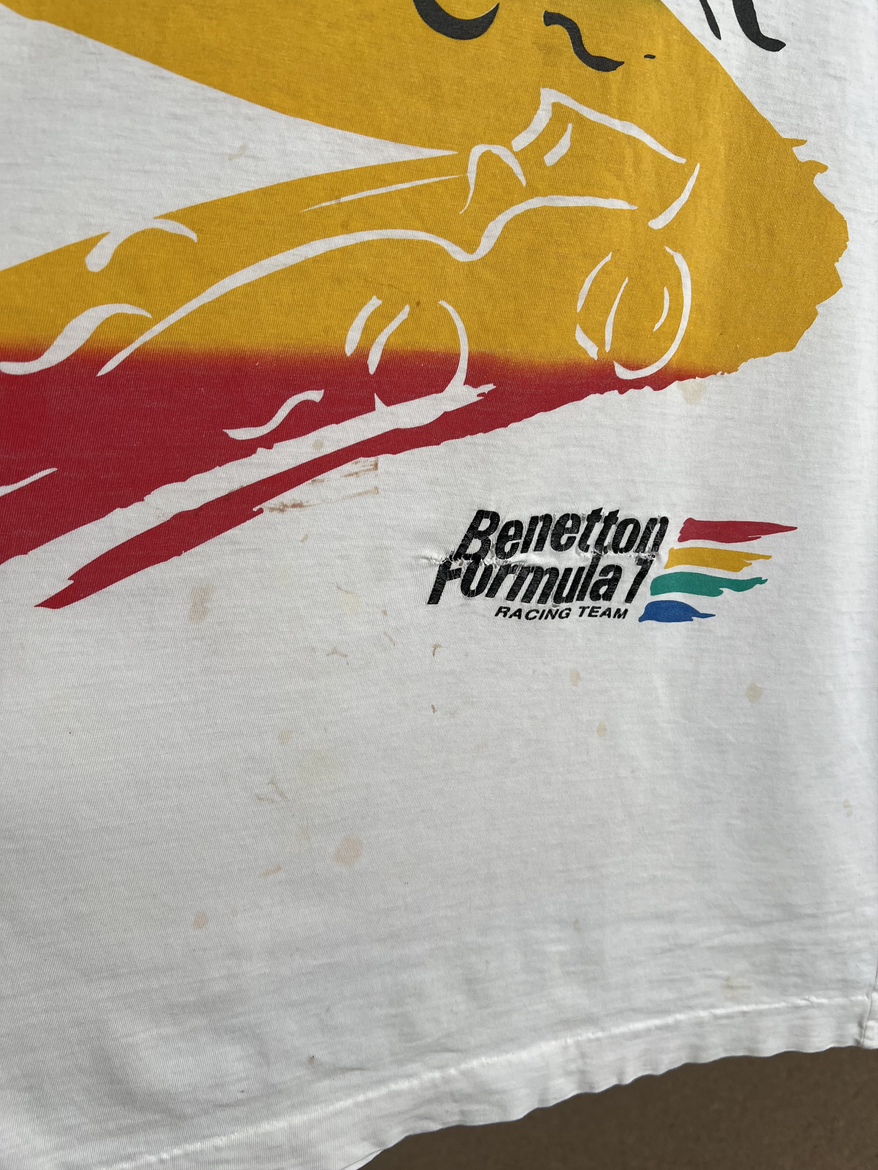 Formula 1 Vintage 90s Benetton Formula 1 Racing Team F1 Sleeveless Size US XL / EU 56 / 4 - 10 Thumbnail