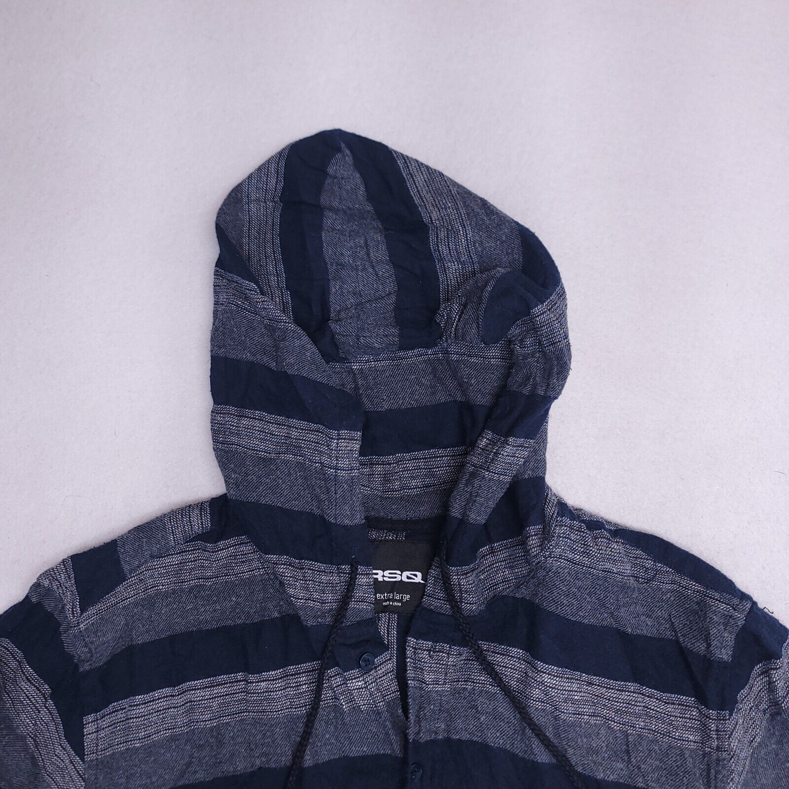 Rsq RSQ Casual Button Up Hoodie Mens Size Extra Large XL Gray Size US XL / EU 56 / 4 - 1 Thumbnail