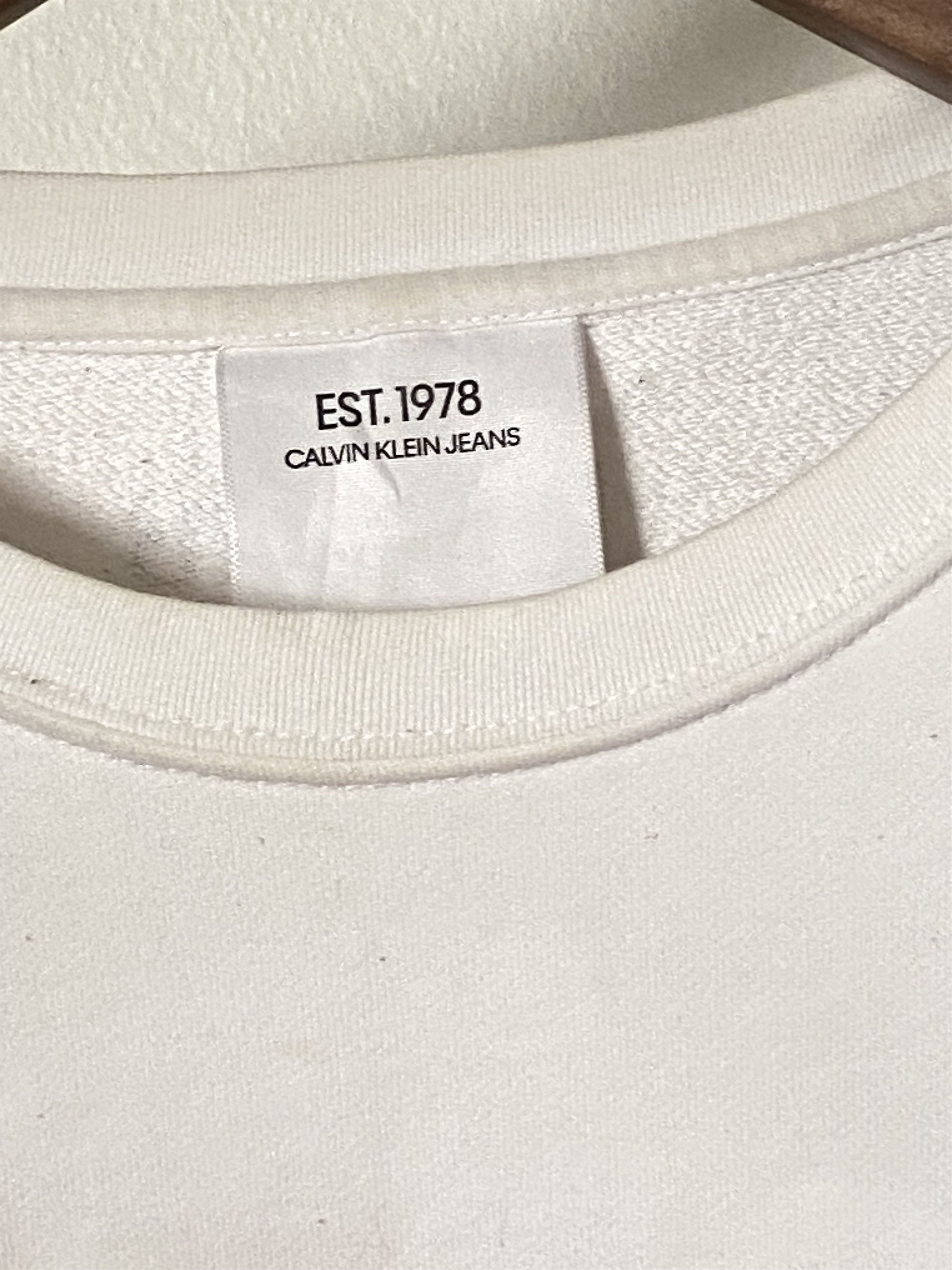 CK by Raf Simons Leather Patch Logo Sweater, view 4