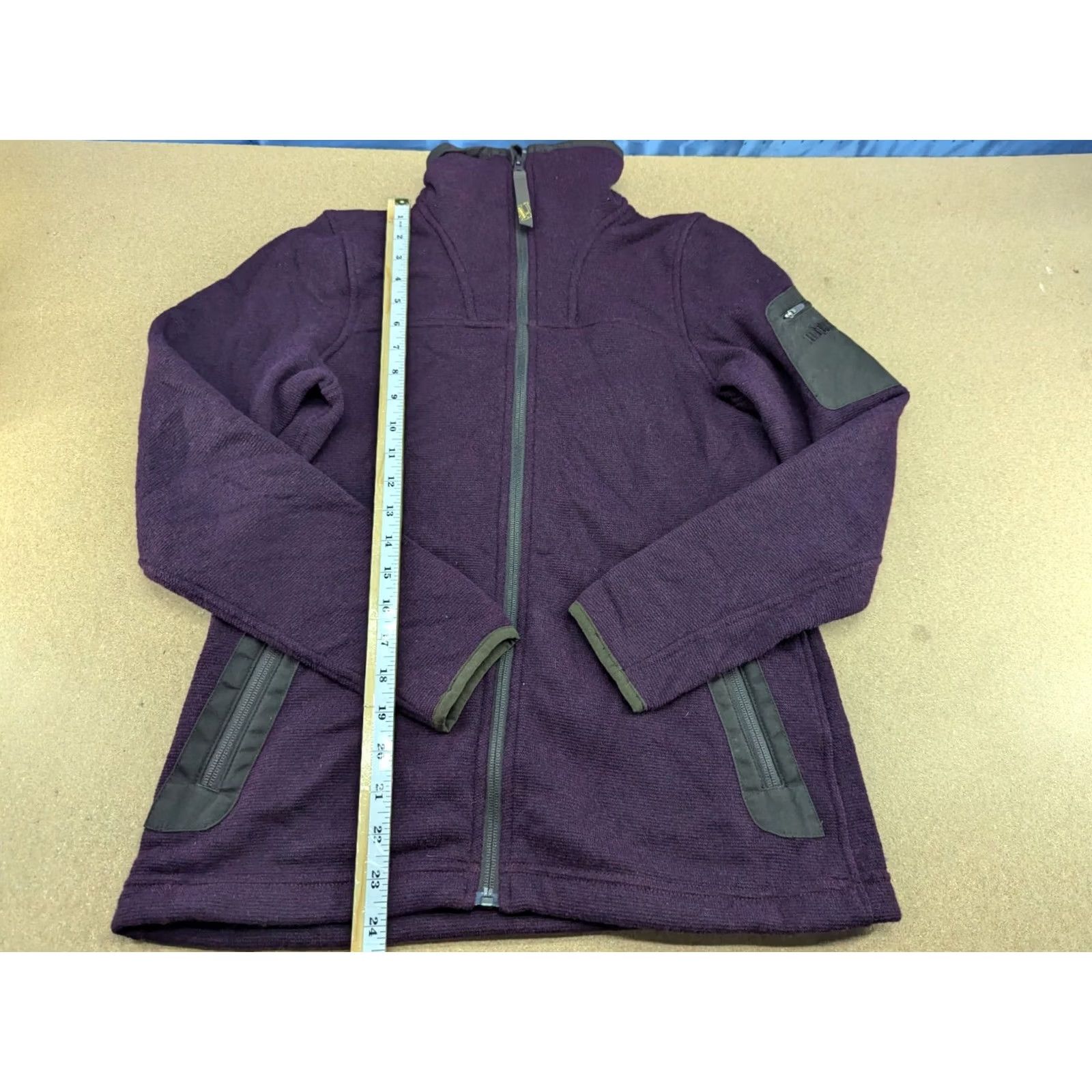 Harley Davidson Nike Shirt Womens S Purple Harkila Full Zip Outdoor Wool Blend Lightweight Moisture Wicking Thermal Running & Skiing Womens Size S / US 4 / IT 40 - 3 Thumbnail