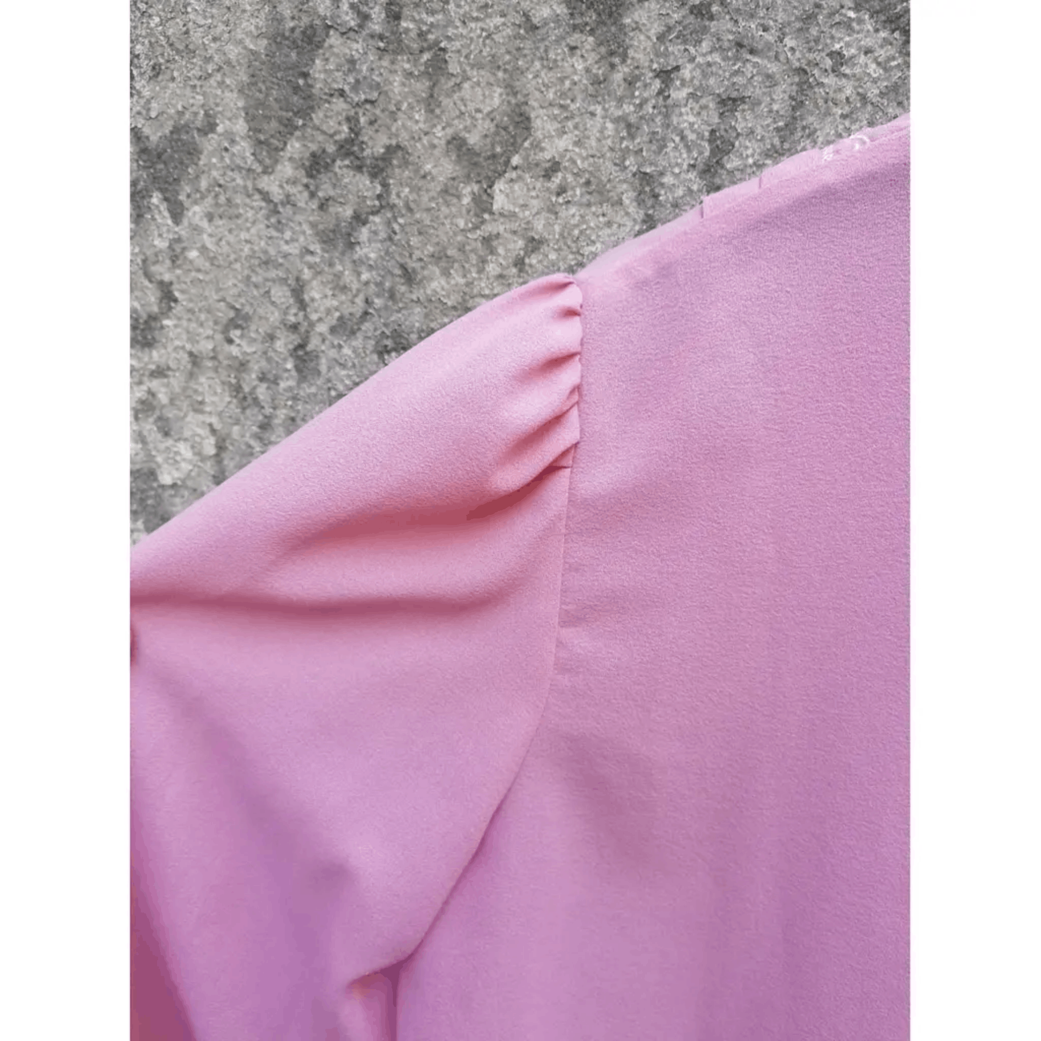 Other Pink Vintage Button-Up Blouse with Lace Detailing - Size S Size L / US 10 / IT 46 - 9 Thumbnail