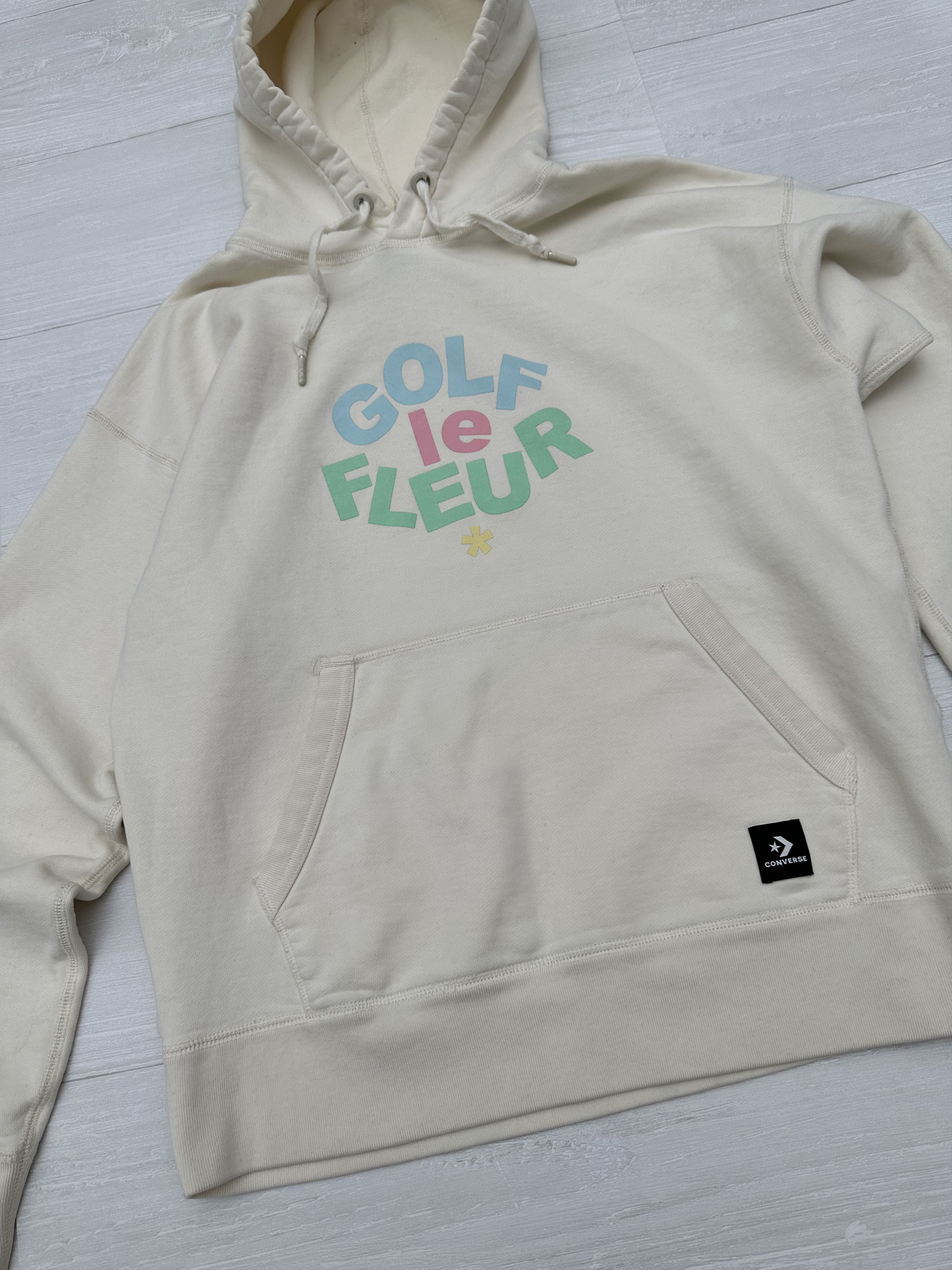 Converse Golf Wang Le Fleur Converse Logo Hoodie Sz. Small Tyler Size US S / EU 44-46 / 1 - 5 Thumbnail