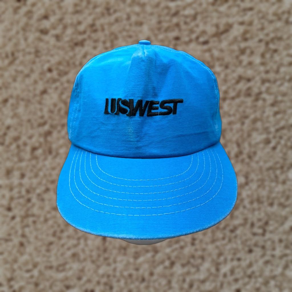 Vintage VINTAGE OwnCo Hat Cap Snapback One Size Blue Outdoor Logo Telephone Service Company Men Adjustable Lightweight Hat Cap Mens Size ONE SIZE - 1 Thumbnail