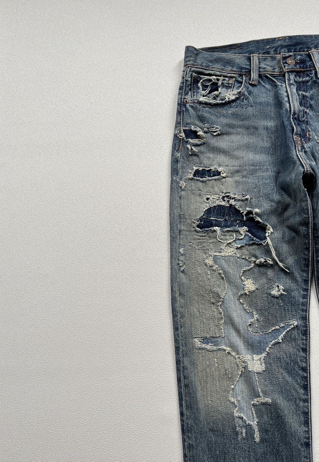 Denim & Supply Ralph Lauren Denim & Supply Ralph Lauren Distressed High Rise Boyfriend Size 27" / US 4 / IT 40 - 5 Thumbnail