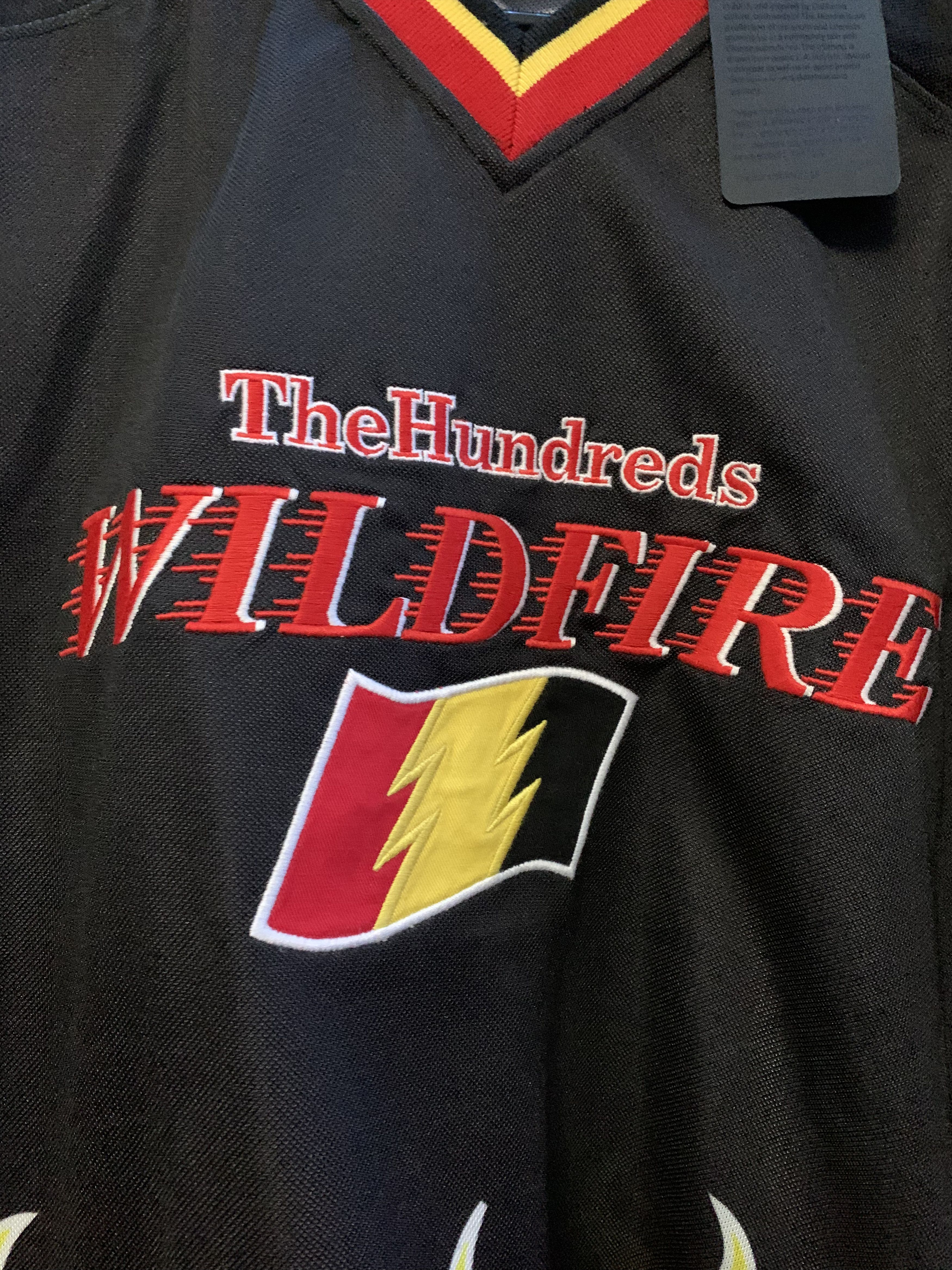 The Hundreds THE HUNDREDS Wildfire LS Jersey ⊛ BLK/FLME ⊛ Brand New Size US S / EU 44-46 / 1 - 6 Thumbnail