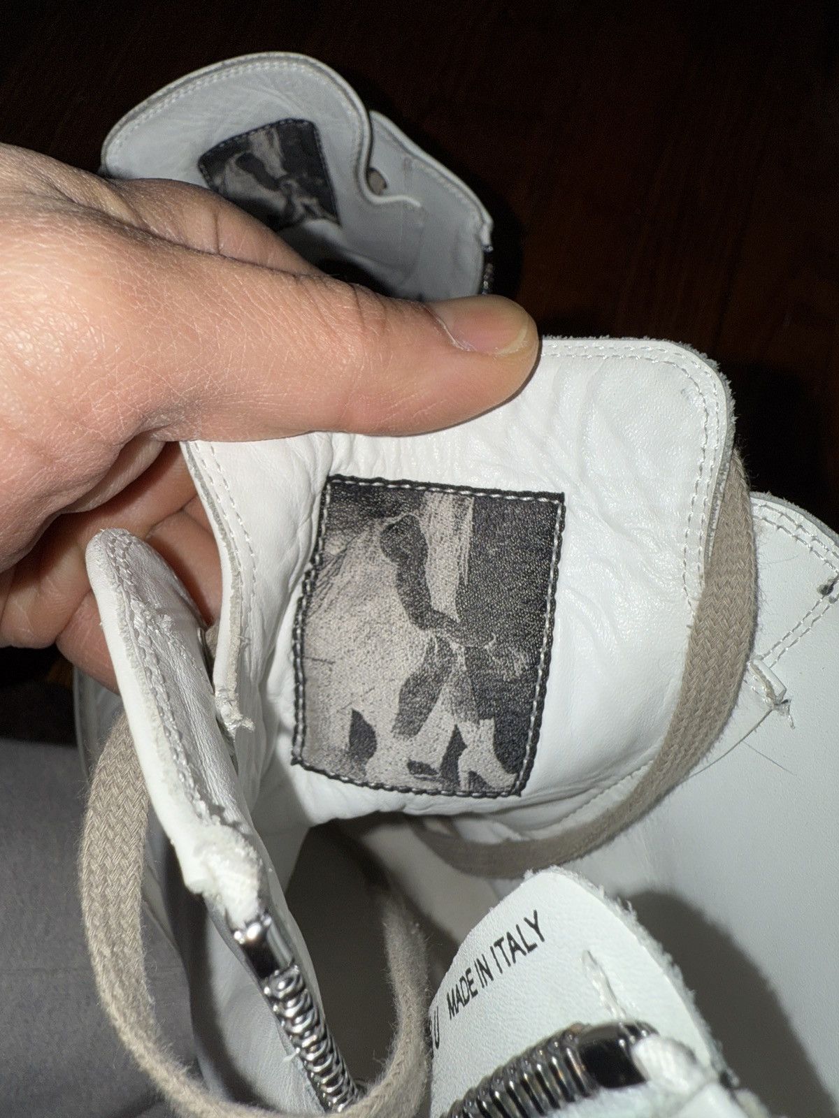 Rick Owens Rick Owens Mainline Ramones Triple Milk IT41.5 Size US 8.5 / EU 41-42 - 8 Thumbnail