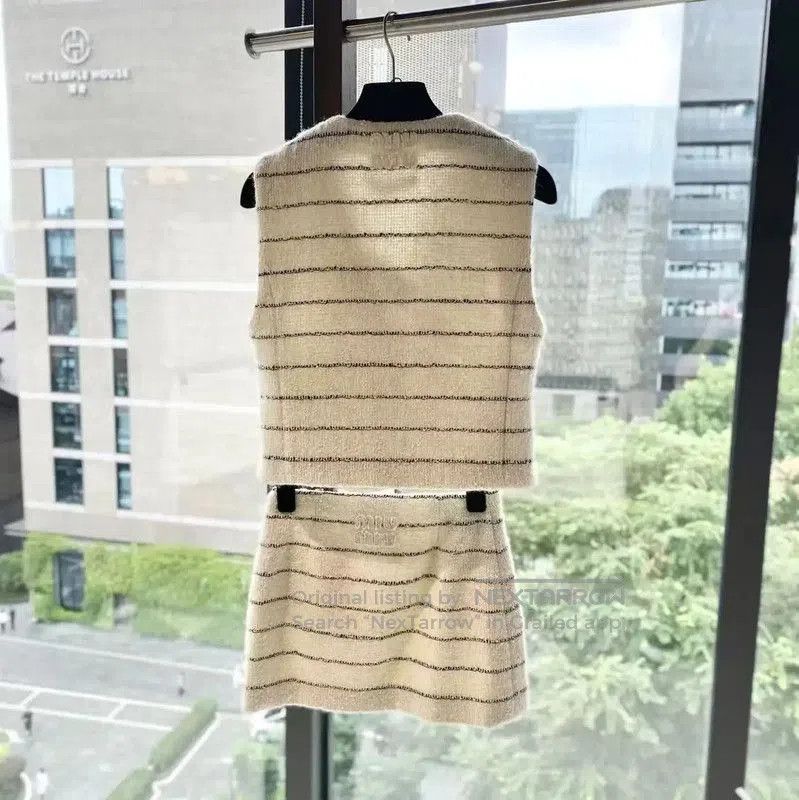 Miu Miu Miu Miu Multicolor Wool Dress . Size XXS / US 00 / IT 34 - 2 Thumbnail