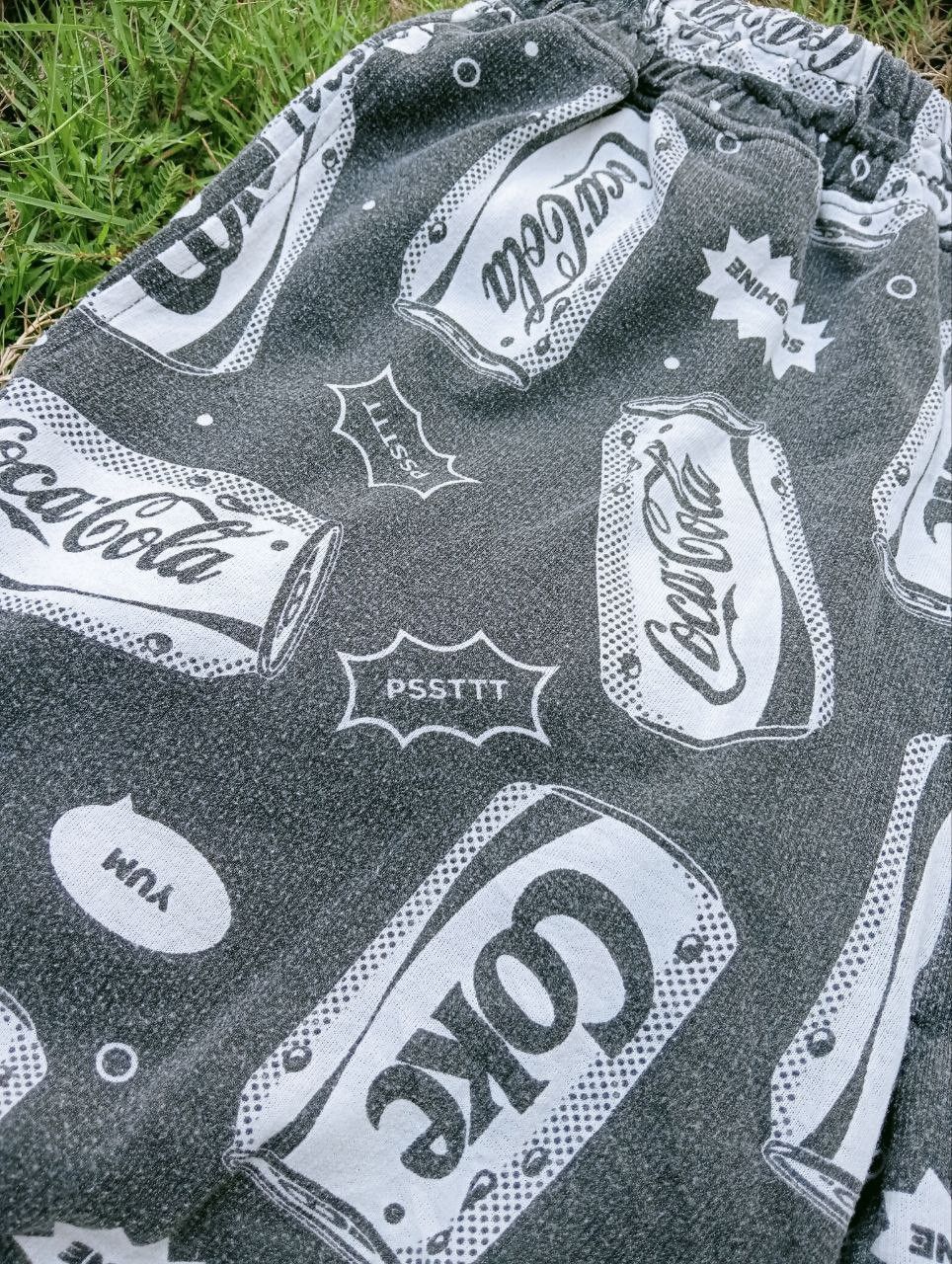 Coca Cola VINTAGE COCA COLA OVERPRINT SHORTPANTS Size US 28 / EU 44 - 4 Thumbnail