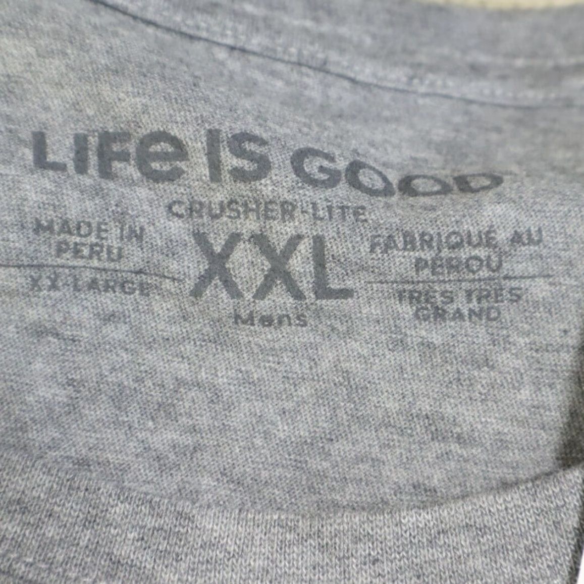 Life is Good Life is Good Dr. Seuss Boat Solid Shirt Gray Men's 2XL Shirt Size US XXL / EU 58 / 5 - 5 Thumbnail