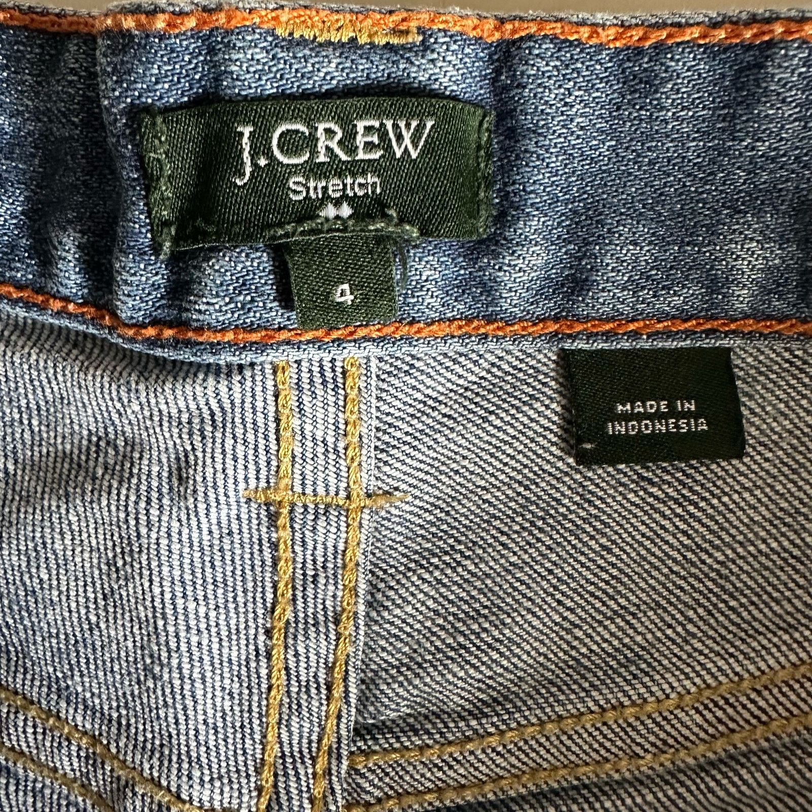 J.Crew J.Crew Cut-off Denim Stretch Jean Shorts Women’s size 4 Size 27" / US 4 / IT 40 - 4 Thumbnail