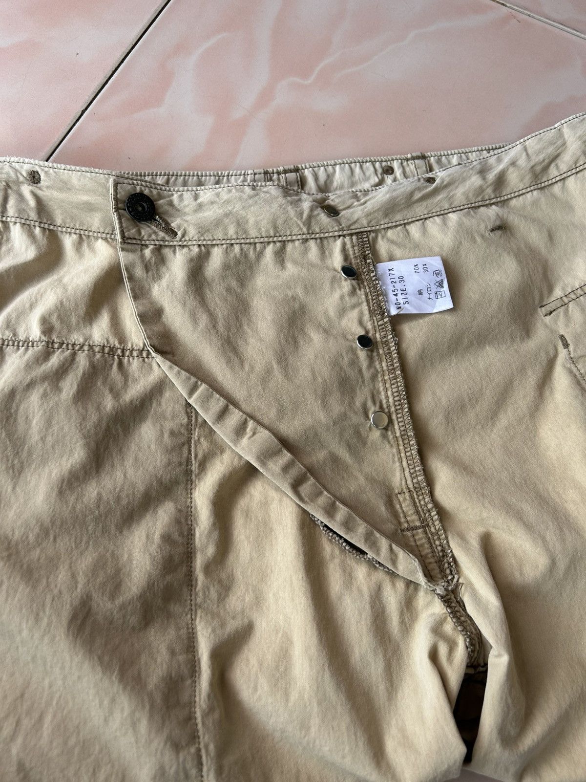 Japanese Brand Domingo Short Monkey Pant ( Sunfaded) Size US 30 / EU 46 - 10 Thumbnail