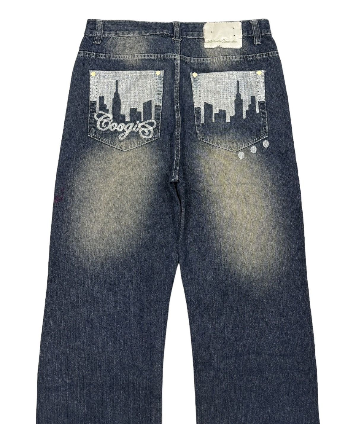 Coogi RARE🔥Coogi 90s Baggy Jeans Hip Hop Style Denim Size US 34 / EU 50 - 3 Thumbnail