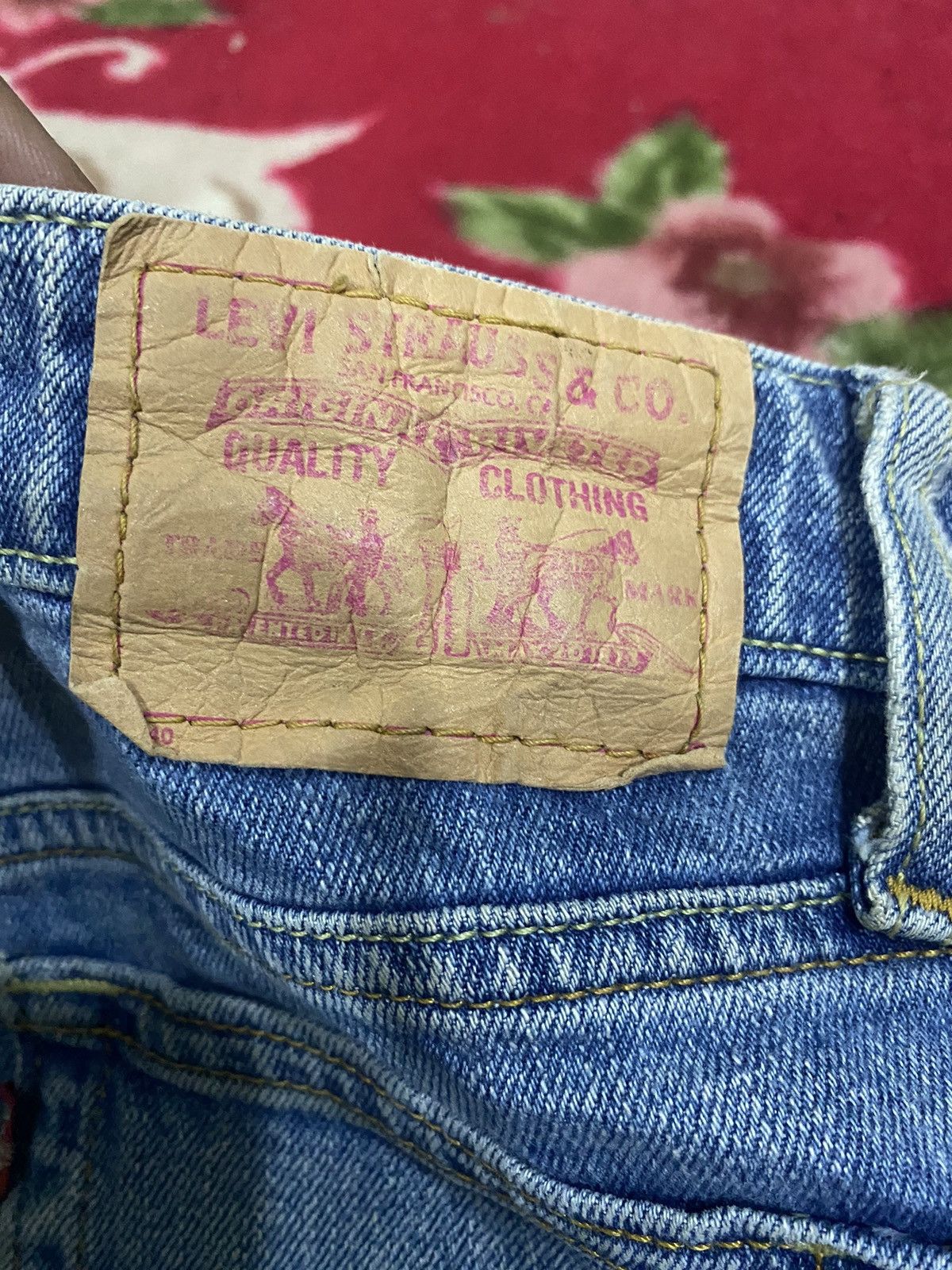 Levi's × Vintage Vintage Levis 518 SuperLow Boot Cut Jeans Size 28" / US 6 / IT 42 - 3 Thumbnail