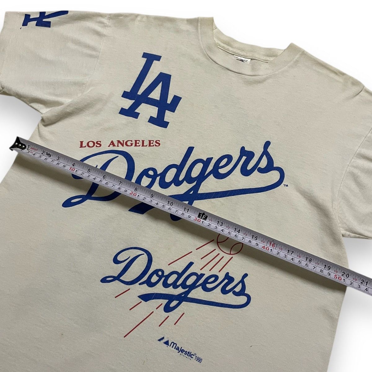 MLB Vintage 1990 Majestic LA Los Angeles Dodgers Team Size US M / EU 48-50 / 2 - 9 Thumbnail