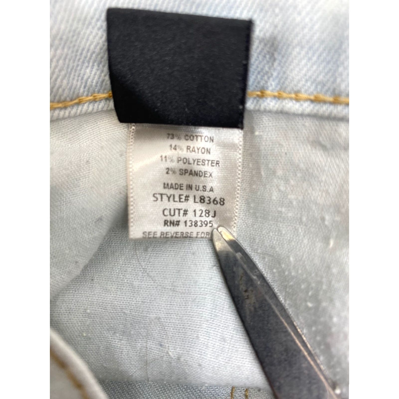 Vintage **Platinum Destructive Light Blue Skinny Jeans Size 27** User: **Destructive Platinum Light Blue Skinny Jeans Size 27** Size 27" / US 4 / IT 40 - 5 Thumbnail