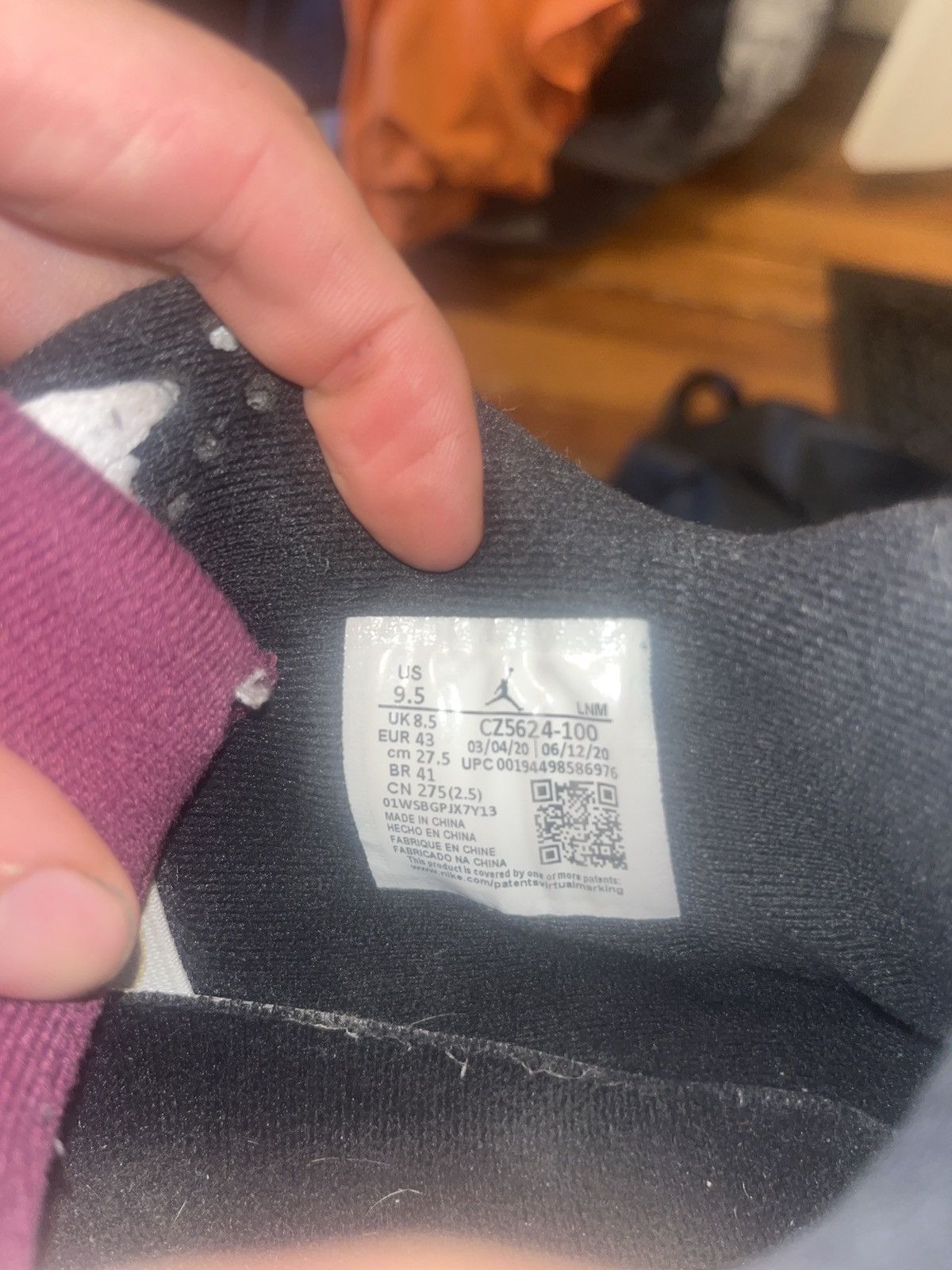 Jordan Brand Jordan 4 PSG Size US 9.5 / EU 42-43 - 4 Thumbnail