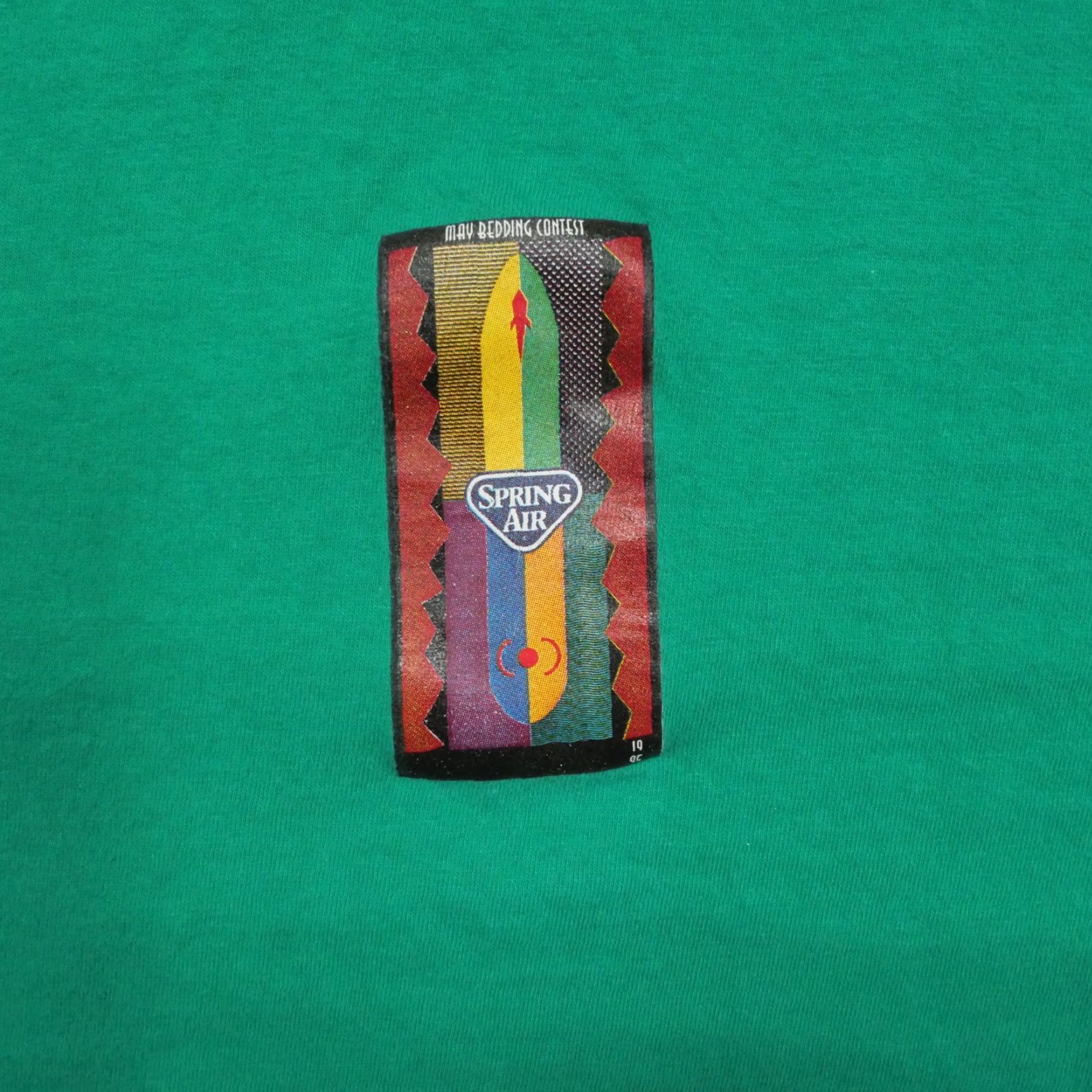 Vintage VINTAGE Spring Air T Shirt Mens XL Green Cotton Graphic Print 90s Mens Size US XL / EU 56 / 4 - 3 Thumbnail