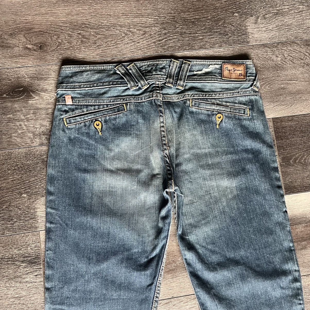 Pepe Jeans Vintage Y2K Pepe Jeans London Low Rise Straight Denim Jeans Size 29" - 3 Thumbnail
