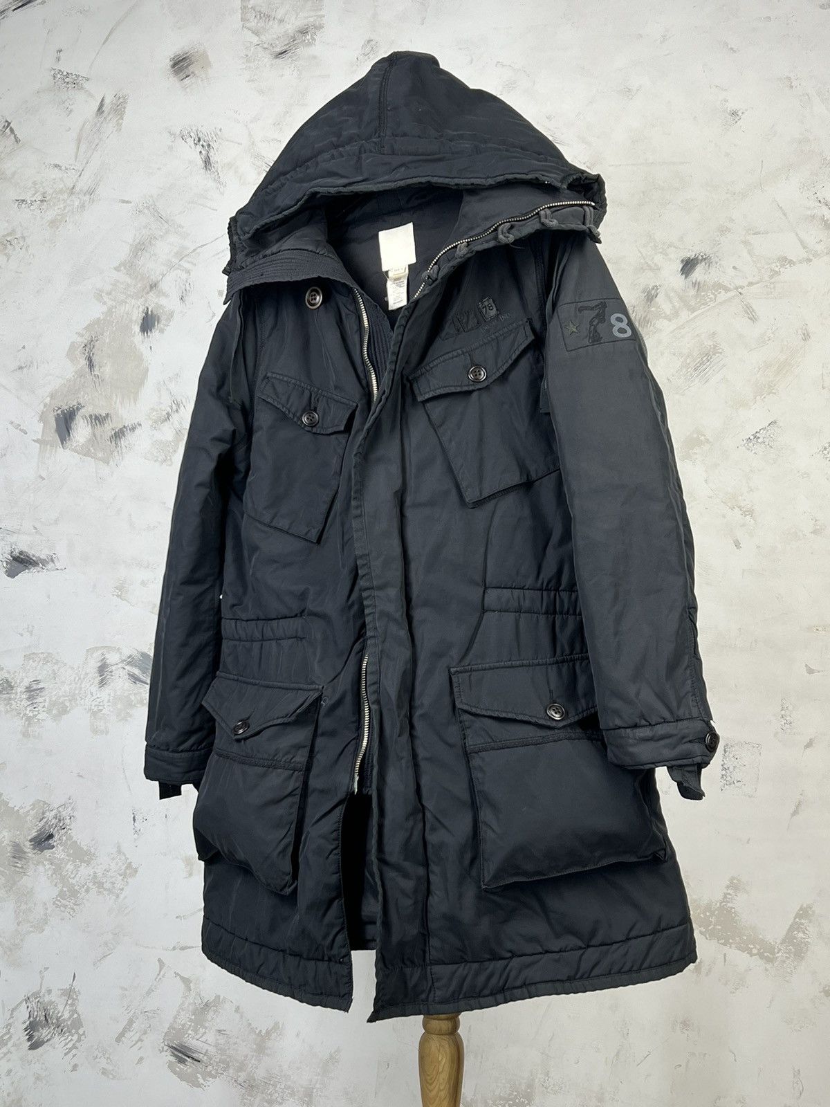 Diesel Vintage Diesel Hooded Parka Utility Military Style M-L Size US L / EU 52-54 / 3 - 1 Thumbnail