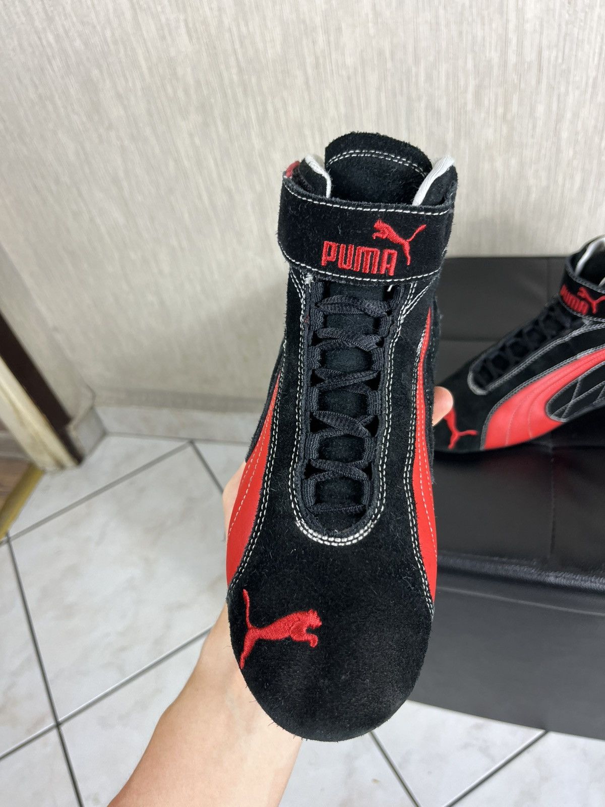 Puma × Vintage Vintage Puma y2k speed cat high racing ferrari sneaker shoes Size US 7.5 / EU 40-41 - 7 Thumbnail