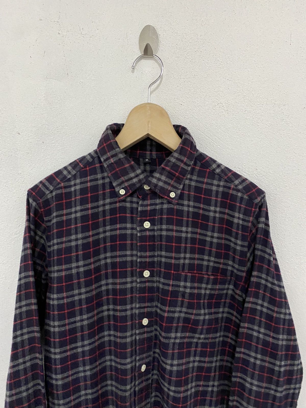Japanese Brand × Vintage Japanese Brand Plaid Tartan Flannel Shirt Size US M / EU 48-50 / 2 - 3 Thumbnail