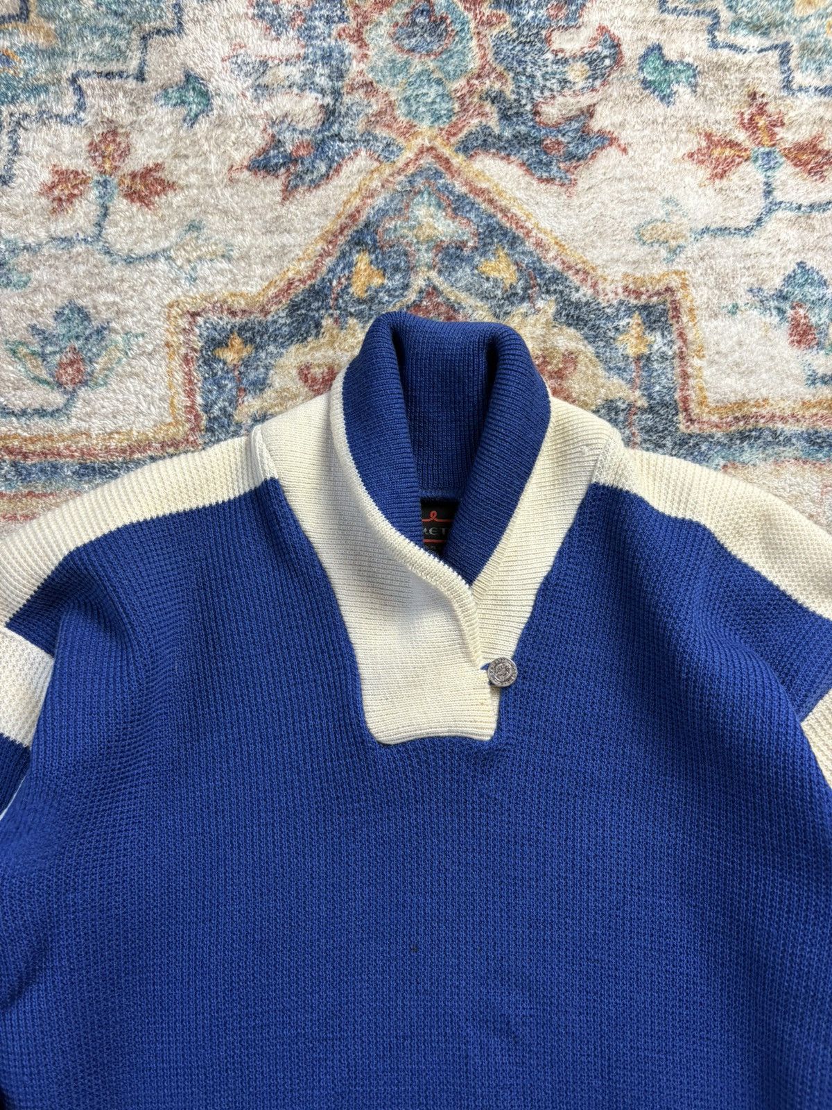 Vintage Vintage 80s Demetre Shawl Neck Sweater Medium Size M / US 6-8 / IT 42-44 - 4 Thumbnail