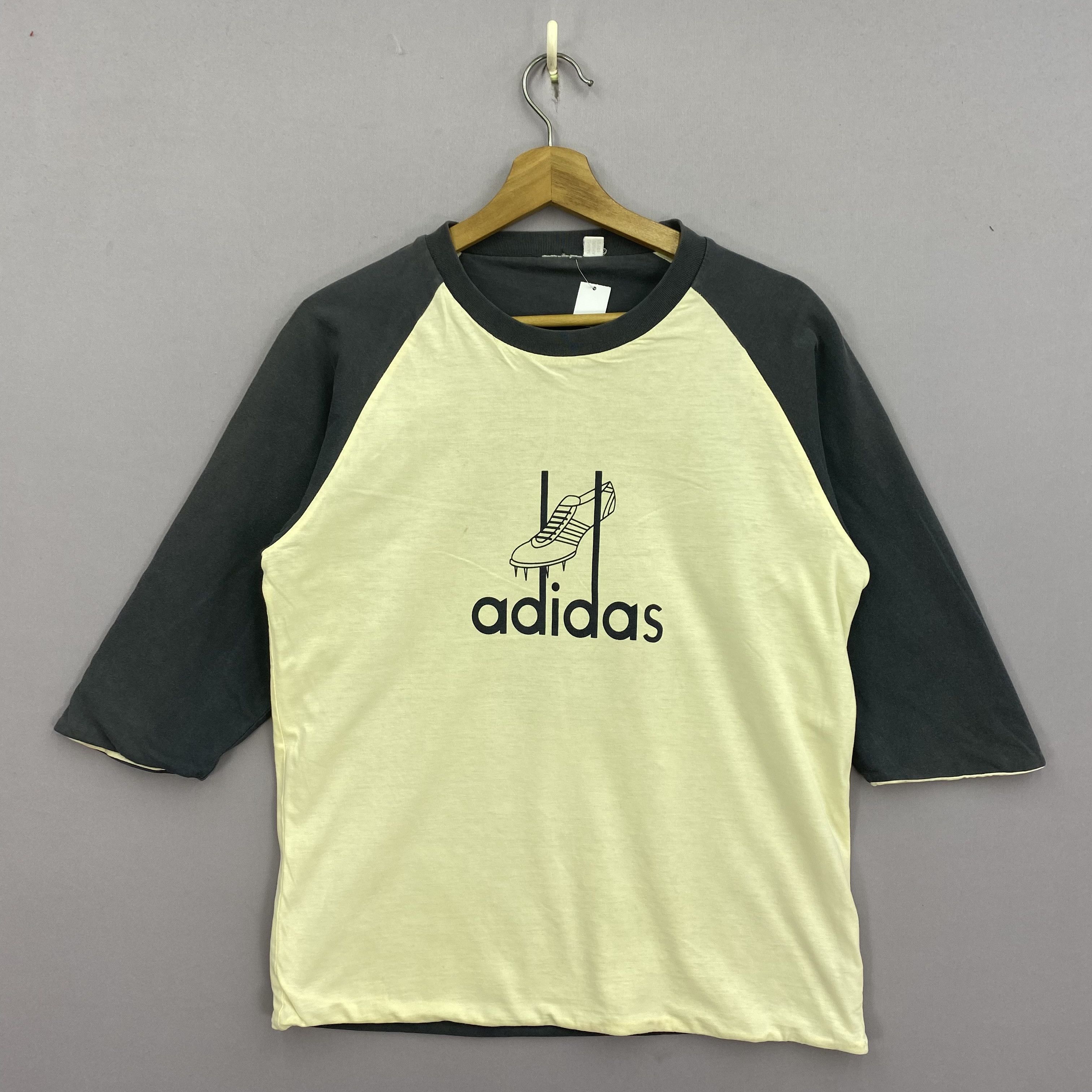 Japanese Brand Vintage 90s Adidas Reversible T-Shirt Adidas Germany Maps Size US M / EU 48-50 / 2 - 1 Thumbnail