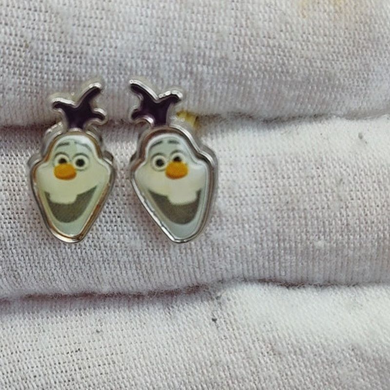 Disney Frozen Olaf Face Stud Earrings Size ONE SIZE - 3 Thumbnail