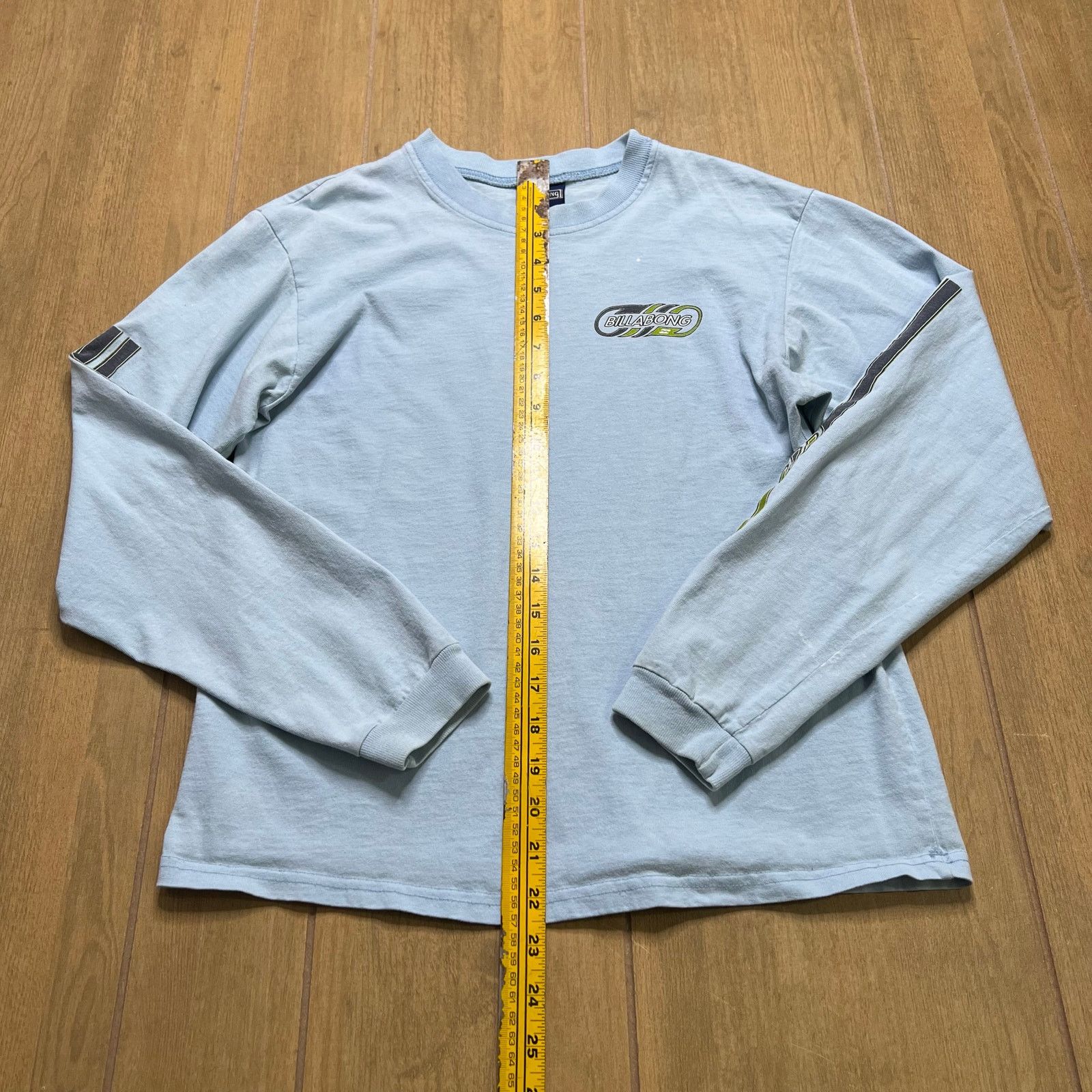 Billabong Vintage Billabong Long Sleeve Shirt Youth L Blue Surf Y2K Size XS / US 0-2 / IT 36-38 - 4 Thumbnail