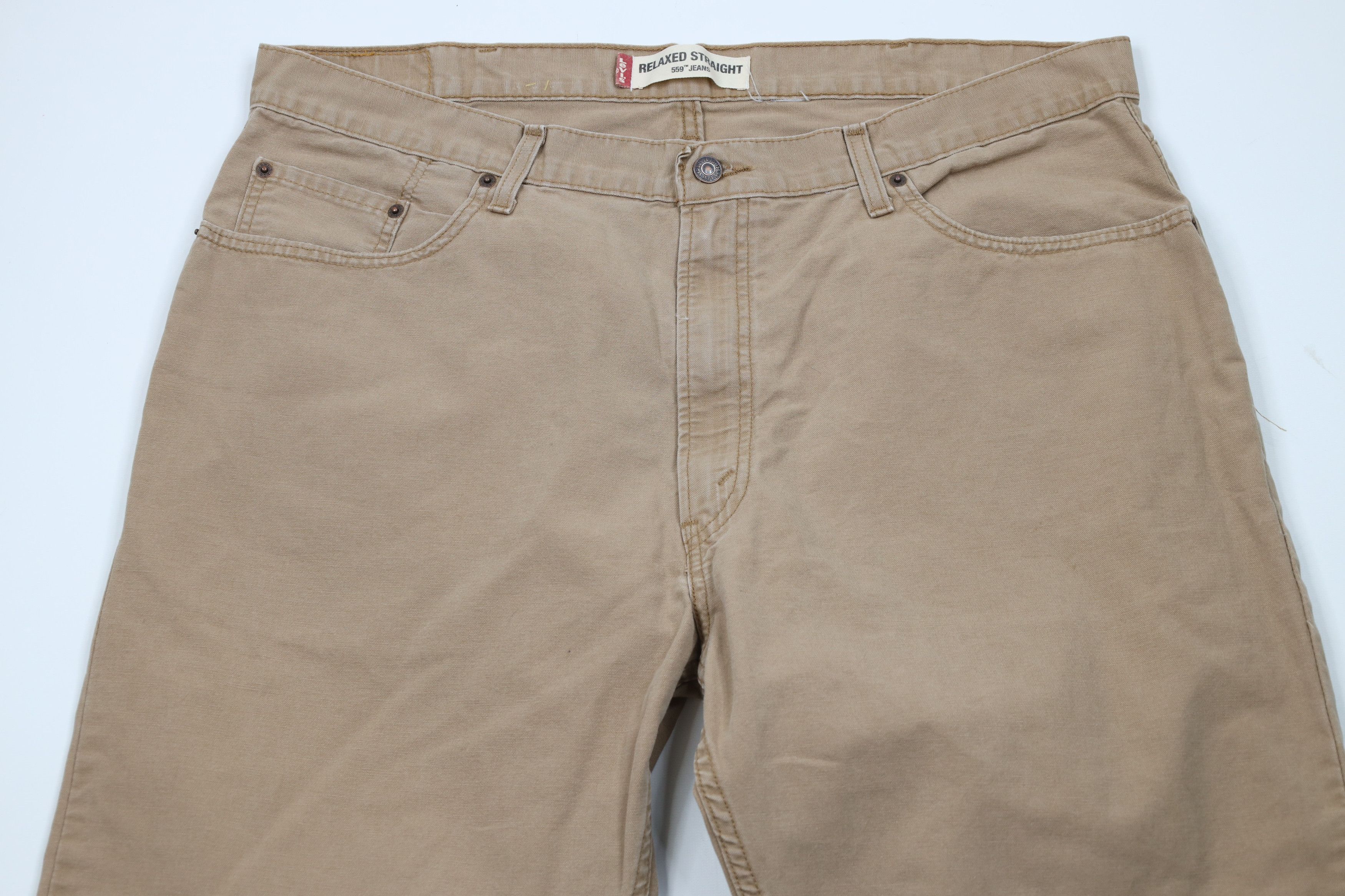 Levi's Vintage Y2K 2004 Levis 559 Relaxed Straight Wide Leg Pants Size US 40 / EU 56 - 2 Thumbnail