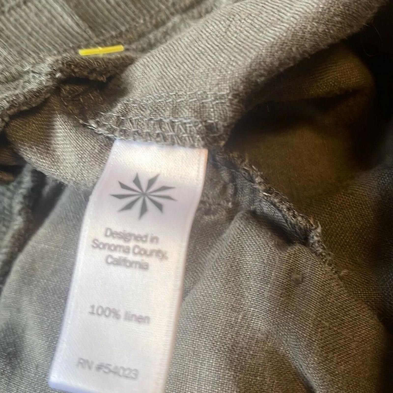 Designer Athleta linen cargo pants size 6 tall Size 28" / US 6 / IT 42 - 7 Thumbnail