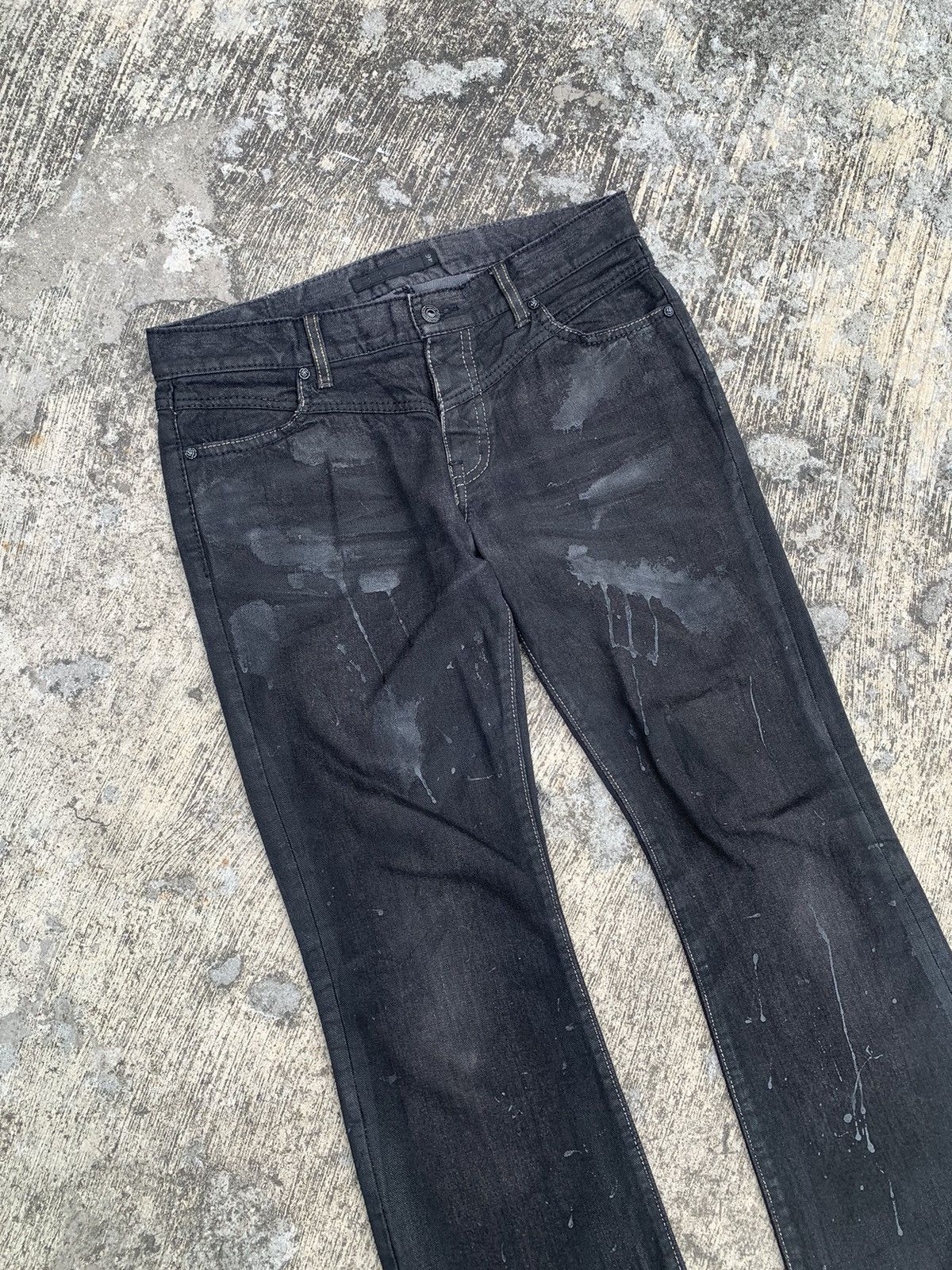 GOSTAR DE FUGA Flared Gostar de fuga waxed jeans Size 33" - 7 Thumbnail