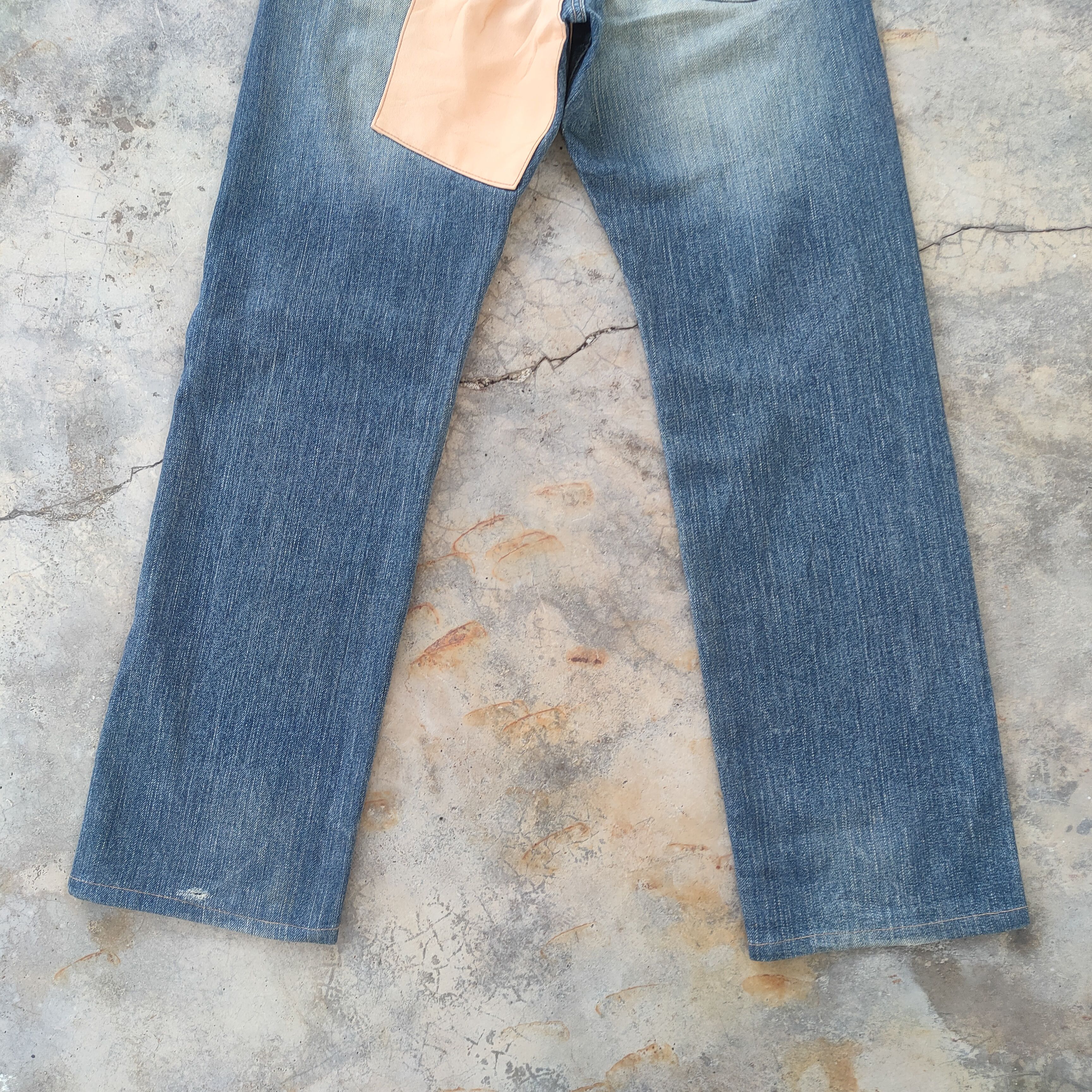 Edwin VINTAGE EDWIN SELVEDGE ORG TAG FADED DISTRESSED JEANS DENIM Size US 30 / EU 46 - 11 Thumbnail